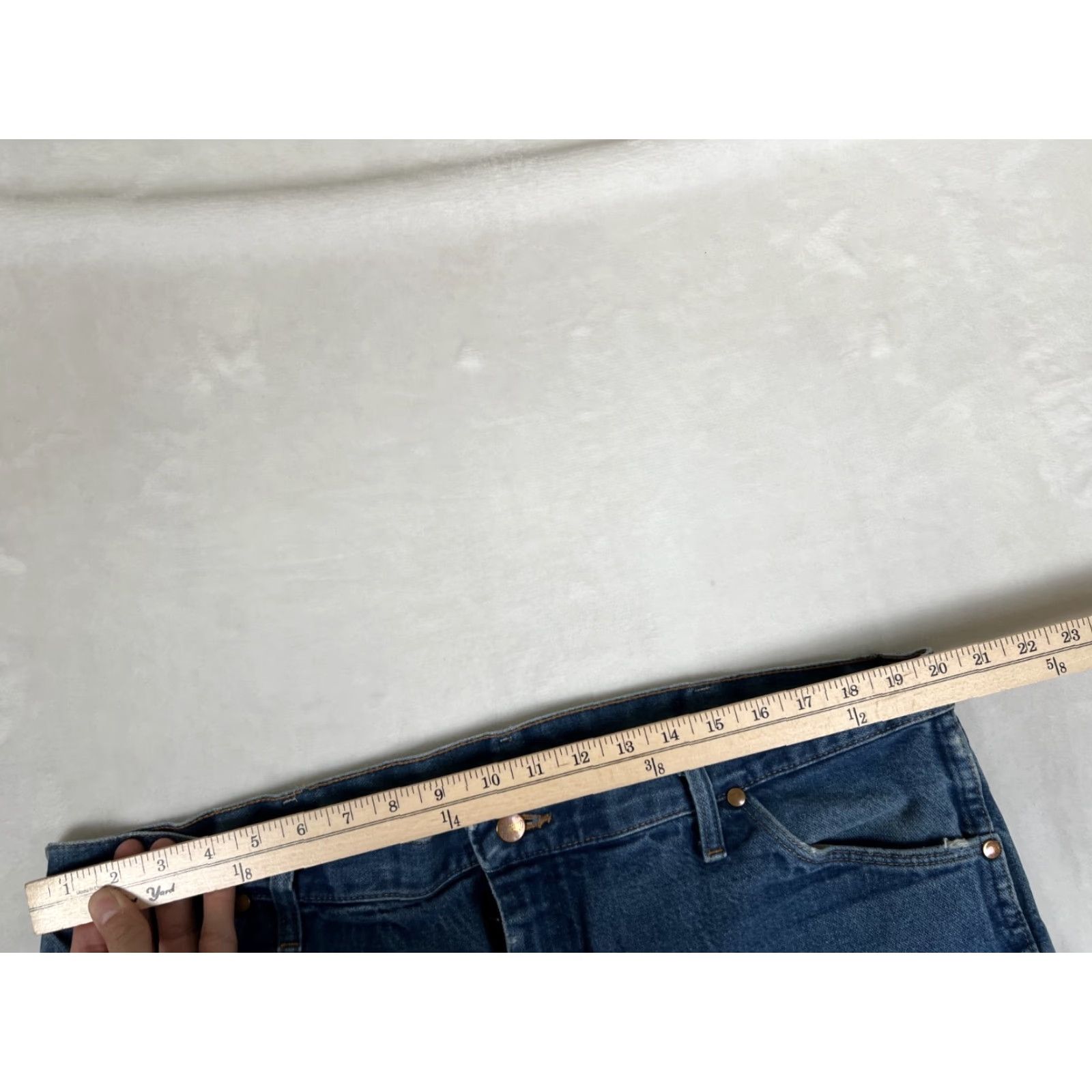 Wrangler VINTAGE Wrangler Jeans 13MWZ Blue Denim Regular Fit Cowboy Jeans 40x34 READ Size US 40 / EU 56 - 3 Thumbnail