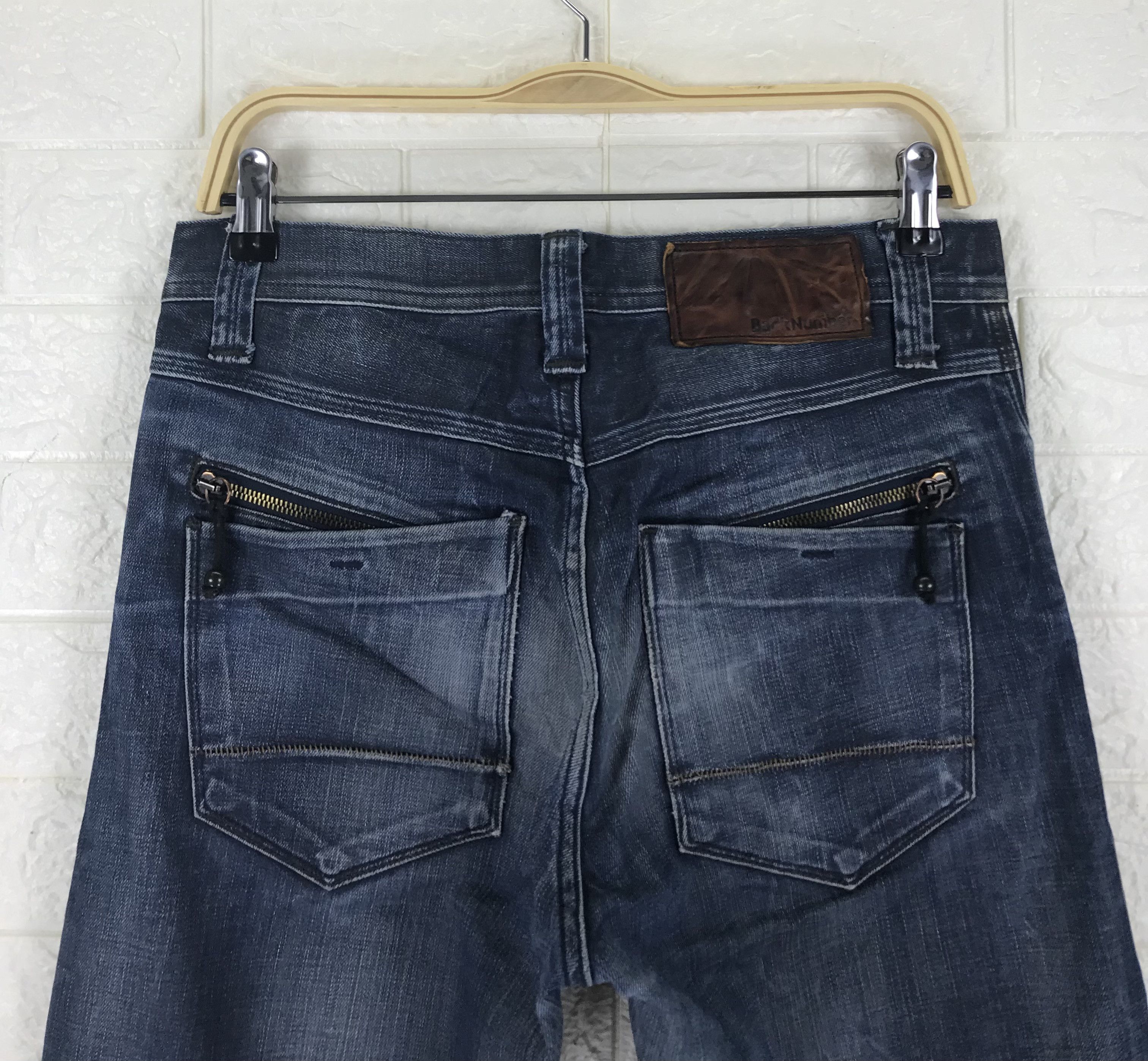 Japanese Brand Vintage Back Number Japanese Blue Jeans Size US 30 / EU 46 - 6 Thumbnail
