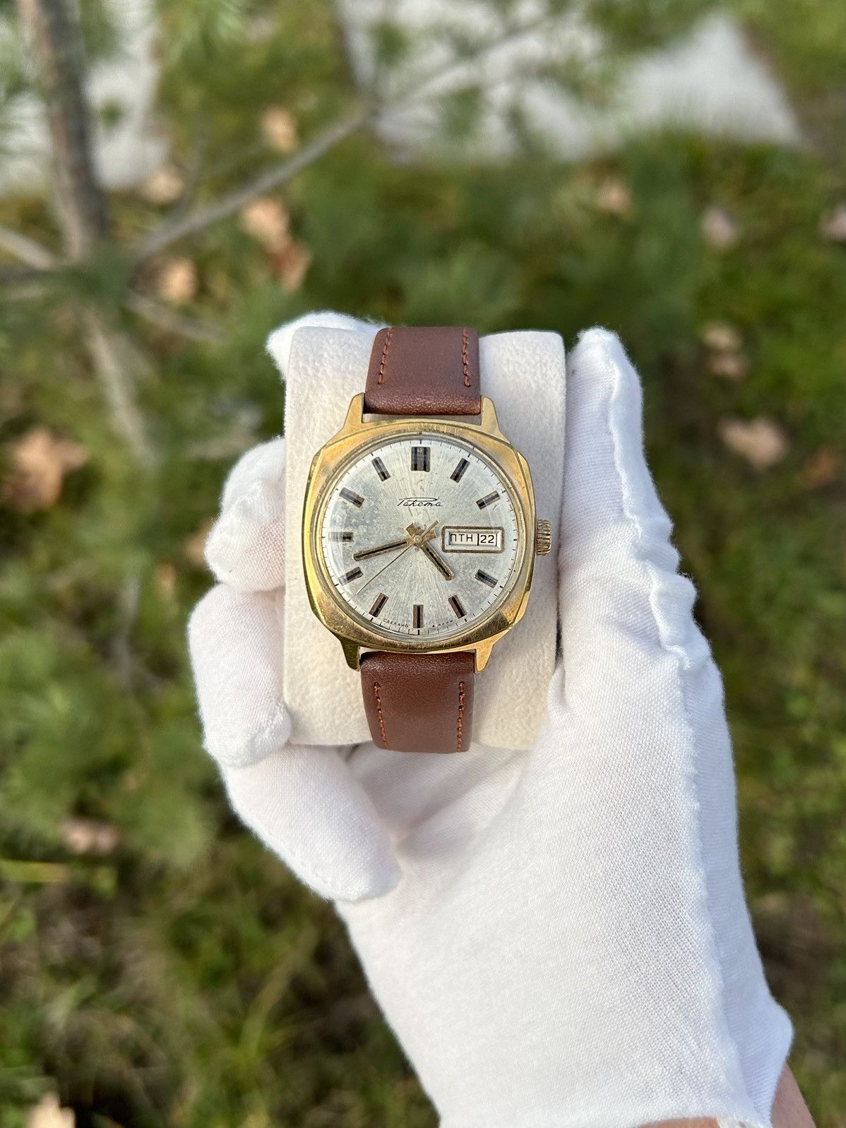 Vintage Vintage Watch Raketa USSR Soviet Mechanical 1980s Size ONE SIZE - 10 Thumbnail
