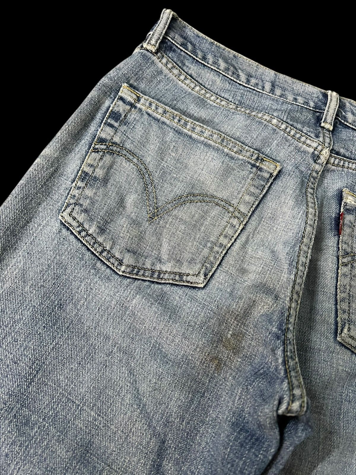 Levi's Vintage Levi’s 533 Distress Faded Denim Jean Size US 31 - 13 Thumbnail