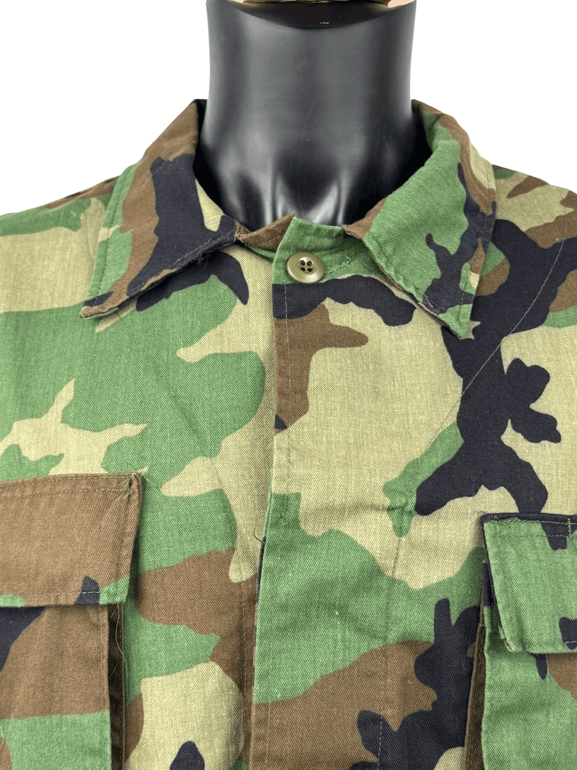 Vintage VTG 80s 90s US Army Uniform (BDU) Field Jacket M81 Camo Size US XL / EU 56 / 4 - 3 Thumbnail
