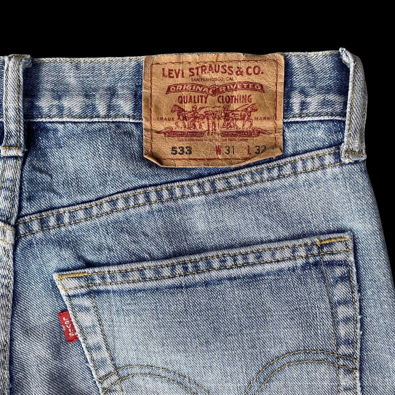 Levi's VINTAGE LEVIS DENIM LOT 533 DISTRESSED JEAN LIGHTWASH Size US 30 / EU 46 - 8 Thumbnail