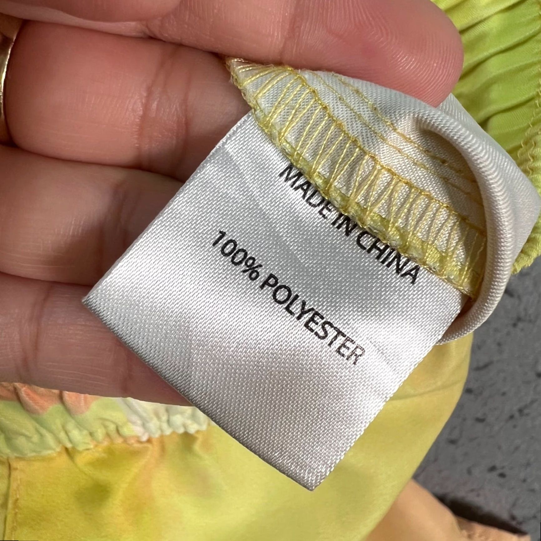 Pinko Rokit Mens Size Small Yellow & Pink Watercolor Shorts Size US 29 - 4 Thumbnail
