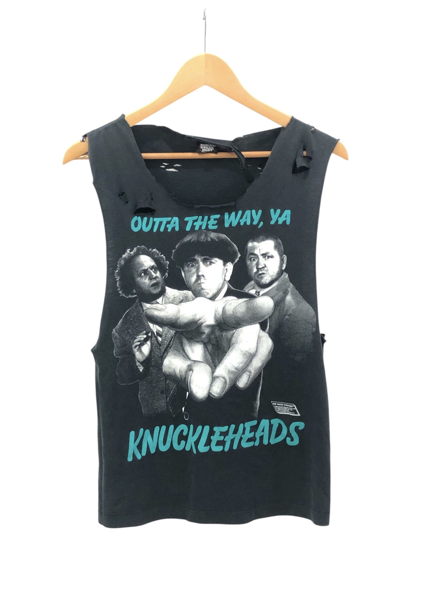 Best Made Vintage 1989 The Three Stooges Punk Cutoff Tank Size US S / EU 44-46 / 1 - 1 Thumbnail
