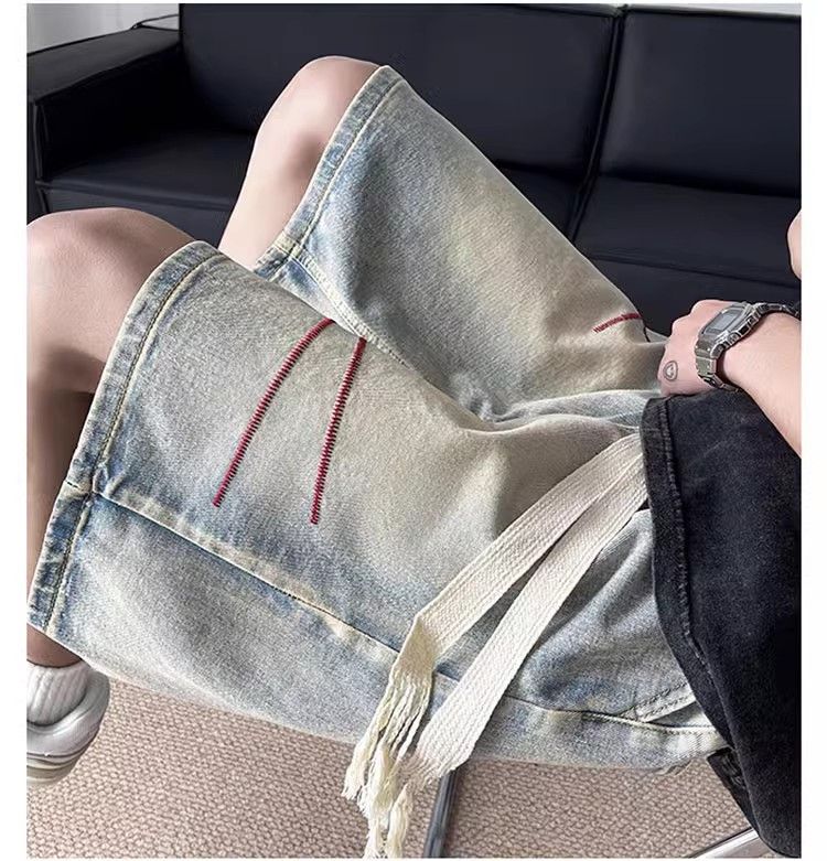 Japanese Brand × Jean Straight washed casual jeans Size US 32 / EU 48 - 4 Thumbnail