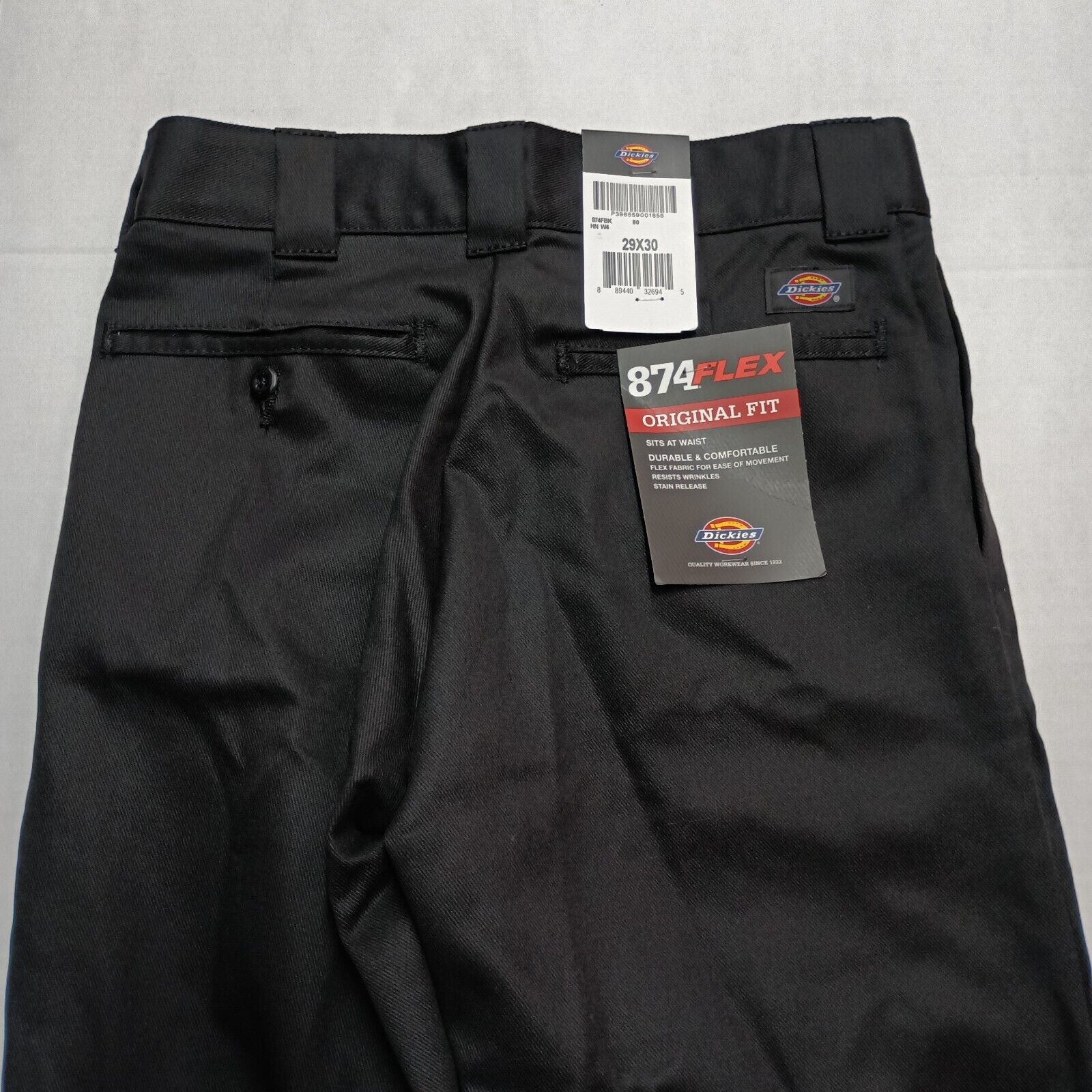 Dickies Dickies 874 Original Fit Work Pants Flex Men's 29x30 Black Size US 29 - 7 Thumbnail