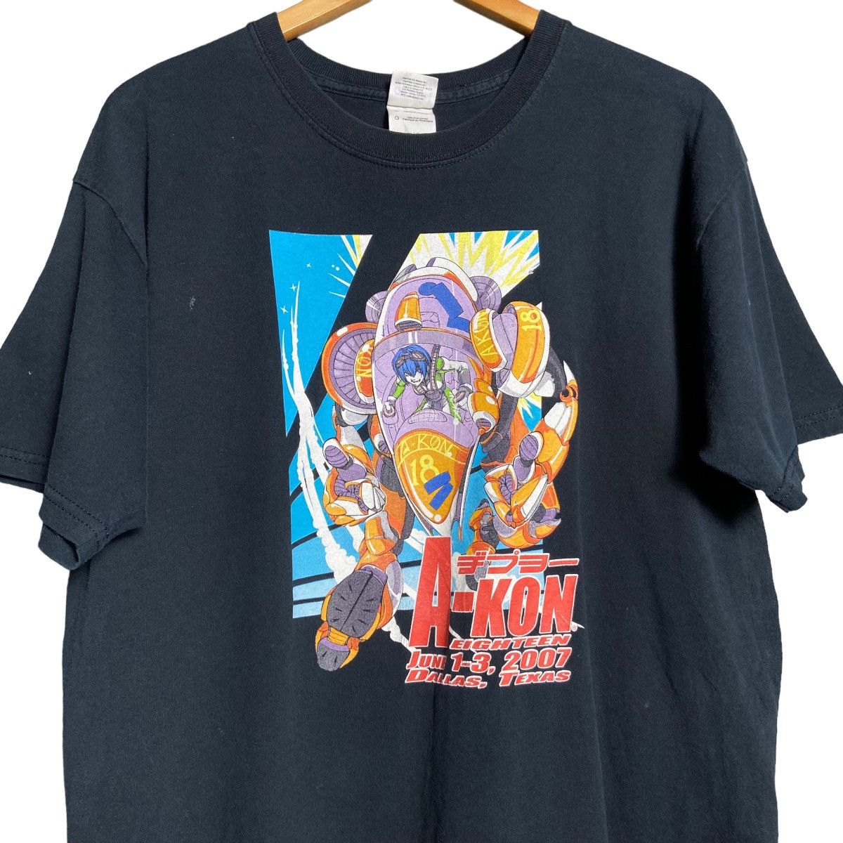 Anime Vintage Y2K A-Kon 18 Dallas Texas Anime T-Shirt Size US L / EU 52-54 / 3 - 1 Thumbnail
