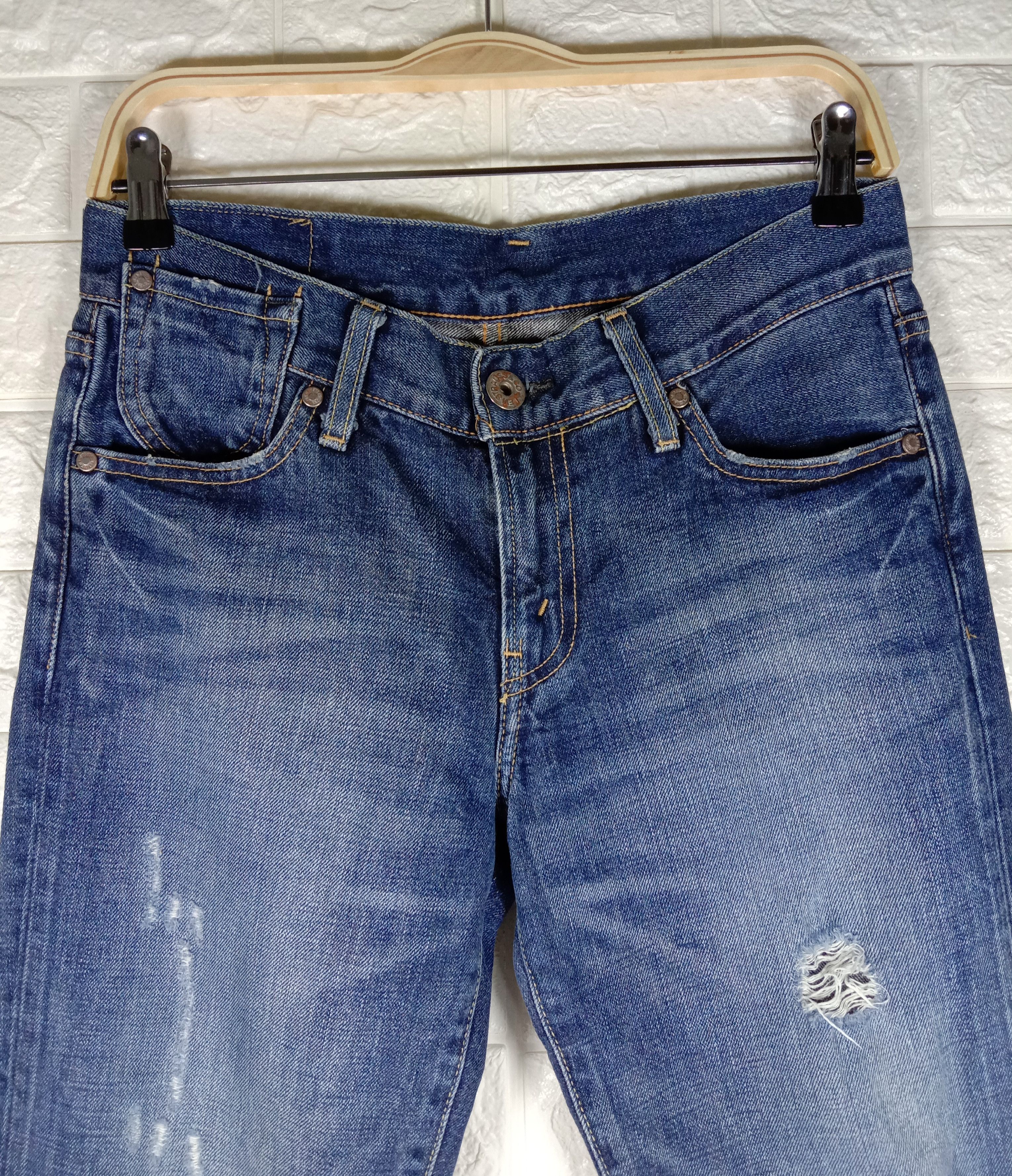 Levi's Vintage Levi's 502 Jeans Distressed Denim Size 28" / US 6 / IT 42 - 2 Thumbnail