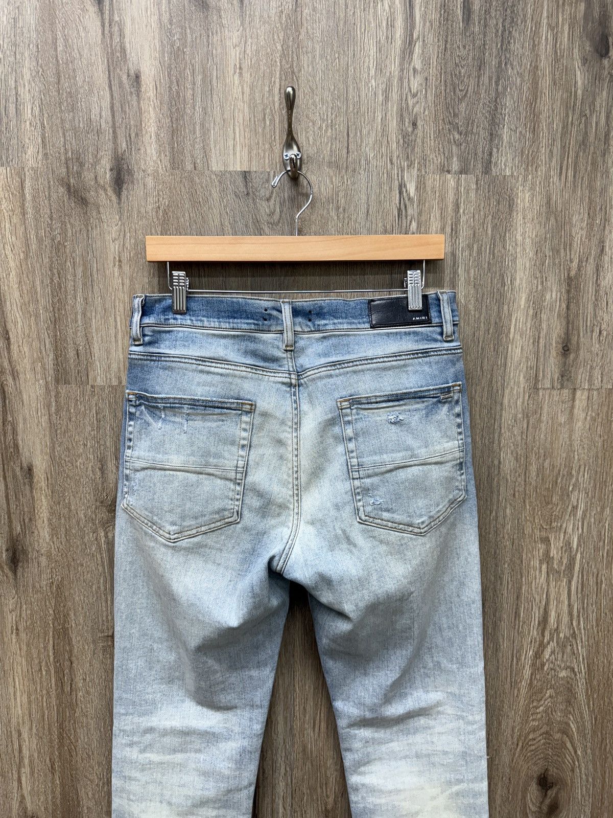 Amiri Amiri MX1 Blue Bandana Denim Jeans Size US 34 / EU 50 - 7 Thumbnail