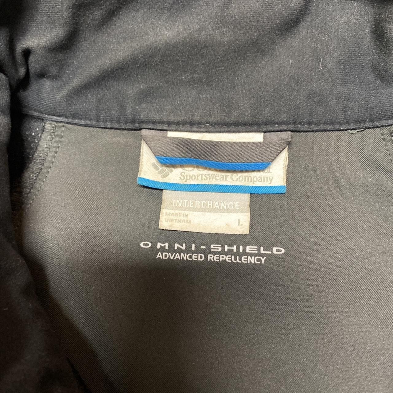 Columbia Y2K Columbia light jacket in Charcoal grey w green accents Size US L / EU 52-54 / 3 - 6 Thumbnail