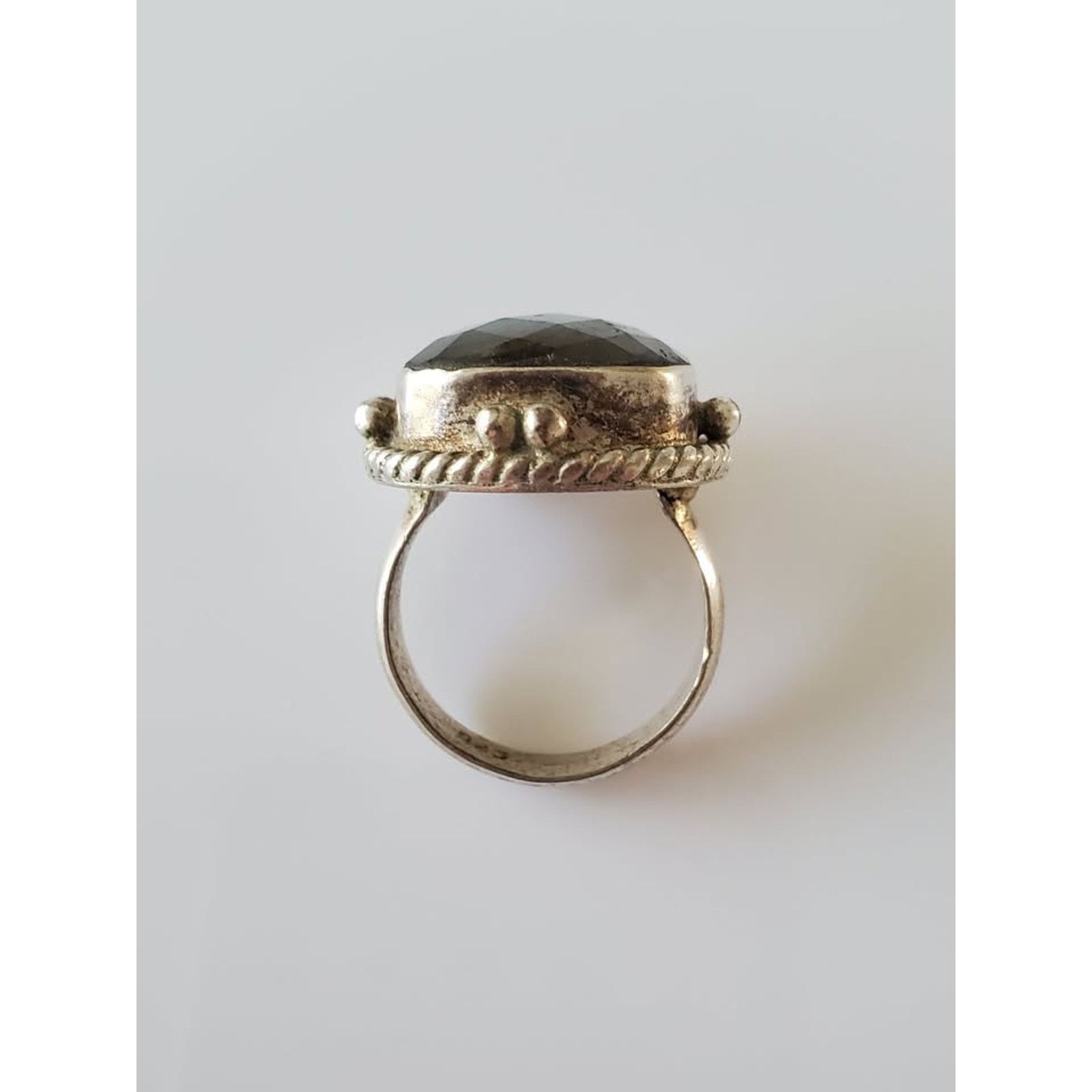 Other Vintage Labrodite Sterling Silver Ring Size ONE SIZE - 6 Thumbnail