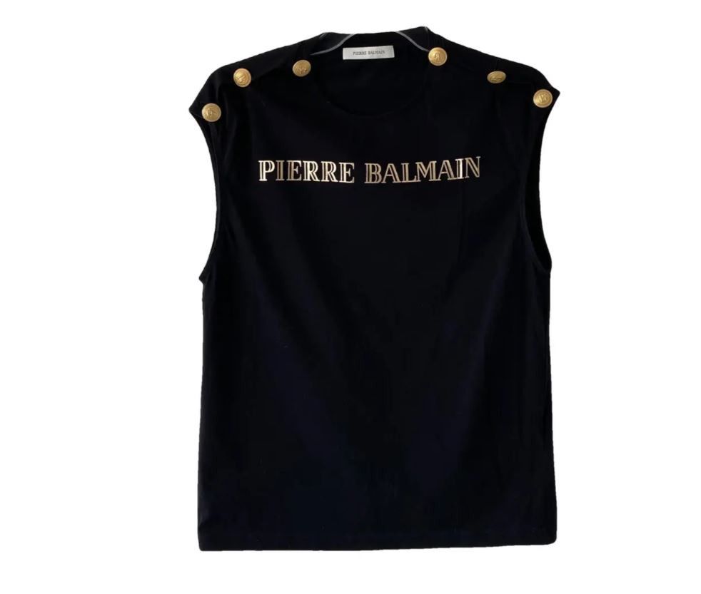 Pierre Balmain Pierre Balmain black blouse size.s Size S / US 4 / IT 40 - 1 Thumbnail
