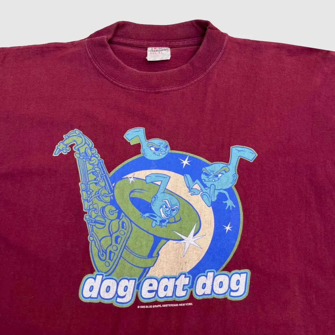 Band Tees × Vintage Dog Eat Dog 1995 Vintage L/S Blue Grape Band Tour T-Shirt Size US XL / EU 56 / 4 - 3 Thumbnail