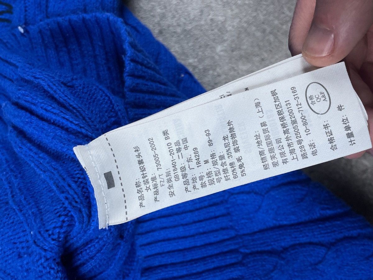 Abercrombie & Fitch Vintage y2k Abercrombie & Fitch Cable Knit Sweater Size M / US 6-8 / IT 42-44 - 4 Thumbnail