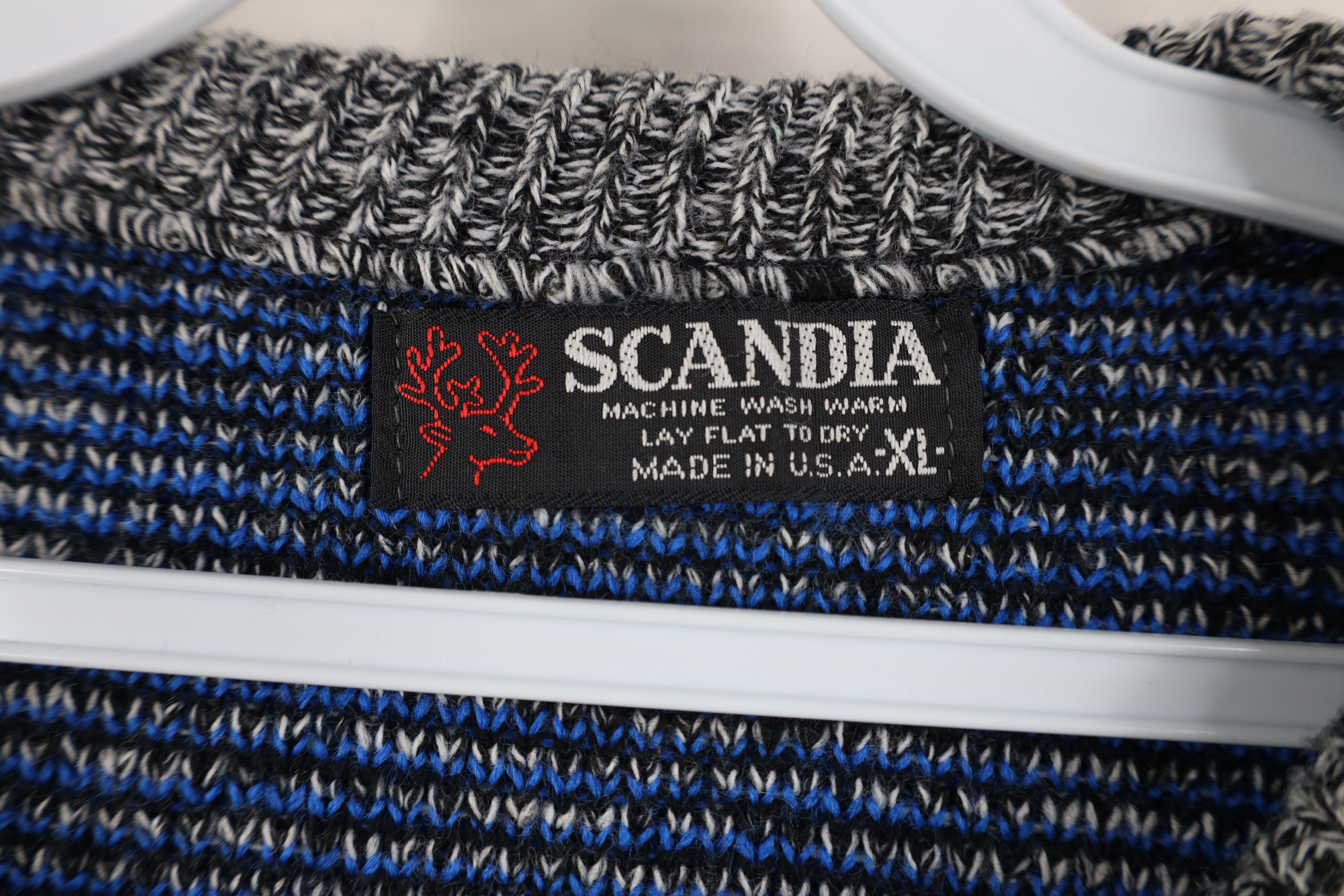Vintage Vintage 90s Streetwear Fair Isle Diamond Knit Sweater USA Size XL / US 12-14 / IT 48-50 - 4 Thumbnail
