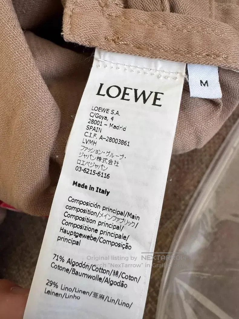 Loewe LOEWE Wide Leg Pants with Drawstring Waist- Size US 32 / EU 48 - 4 Thumbnail