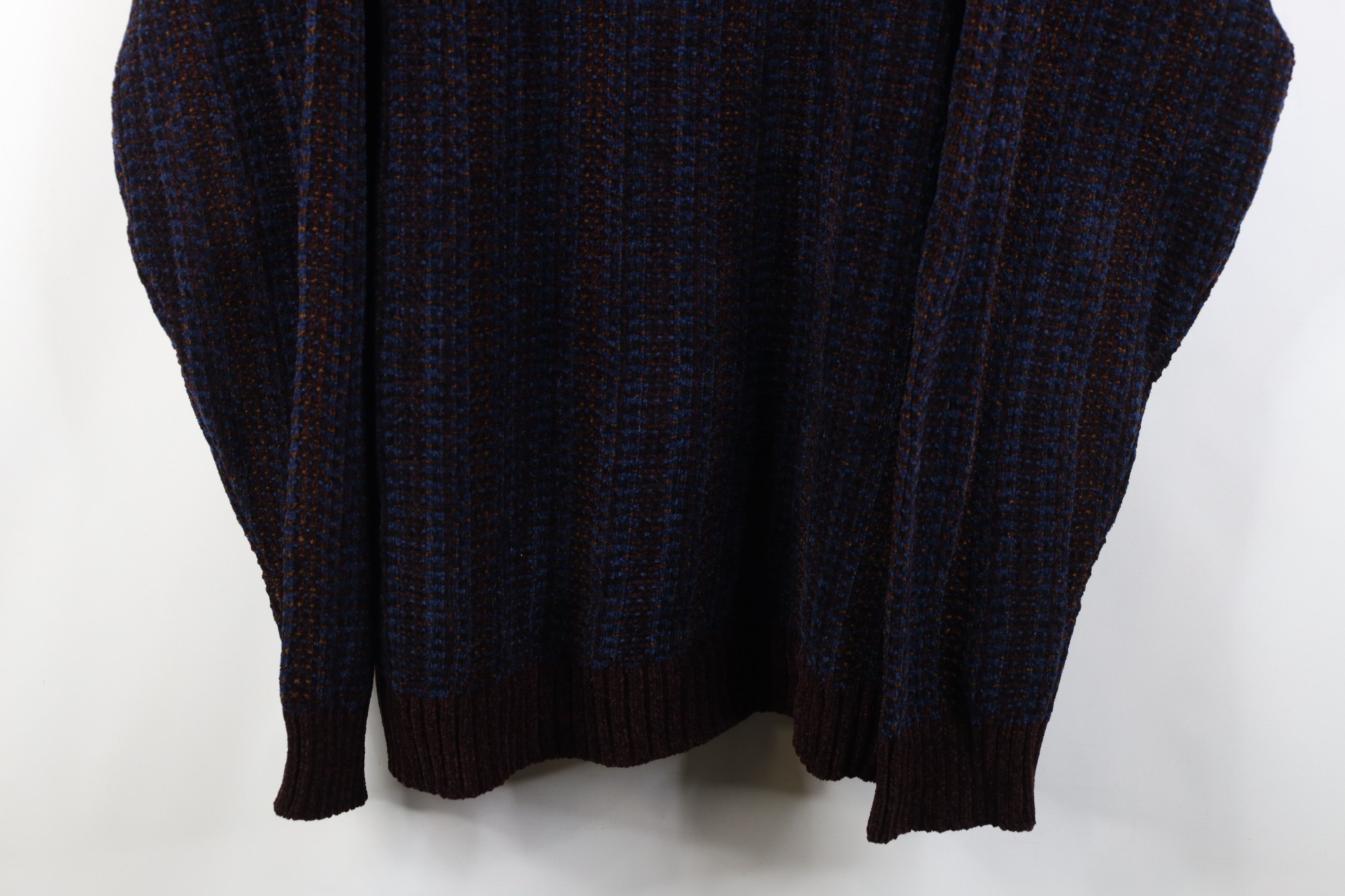 Vintage Vintage 90s Streetwear Striped Fleece Knit Crewneck Sweater Size US XL / EU 56 / 4 - 3 Thumbnail