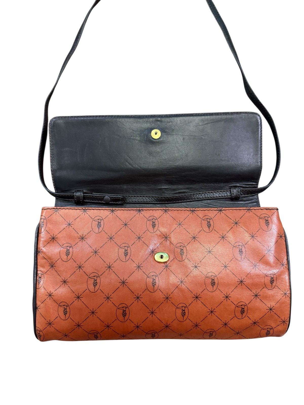 Trussardi RARE VINTAGE TRUSSARDI MONOGRAM SHOULDER BAG Size ONE SIZE - 10 Thumbnail