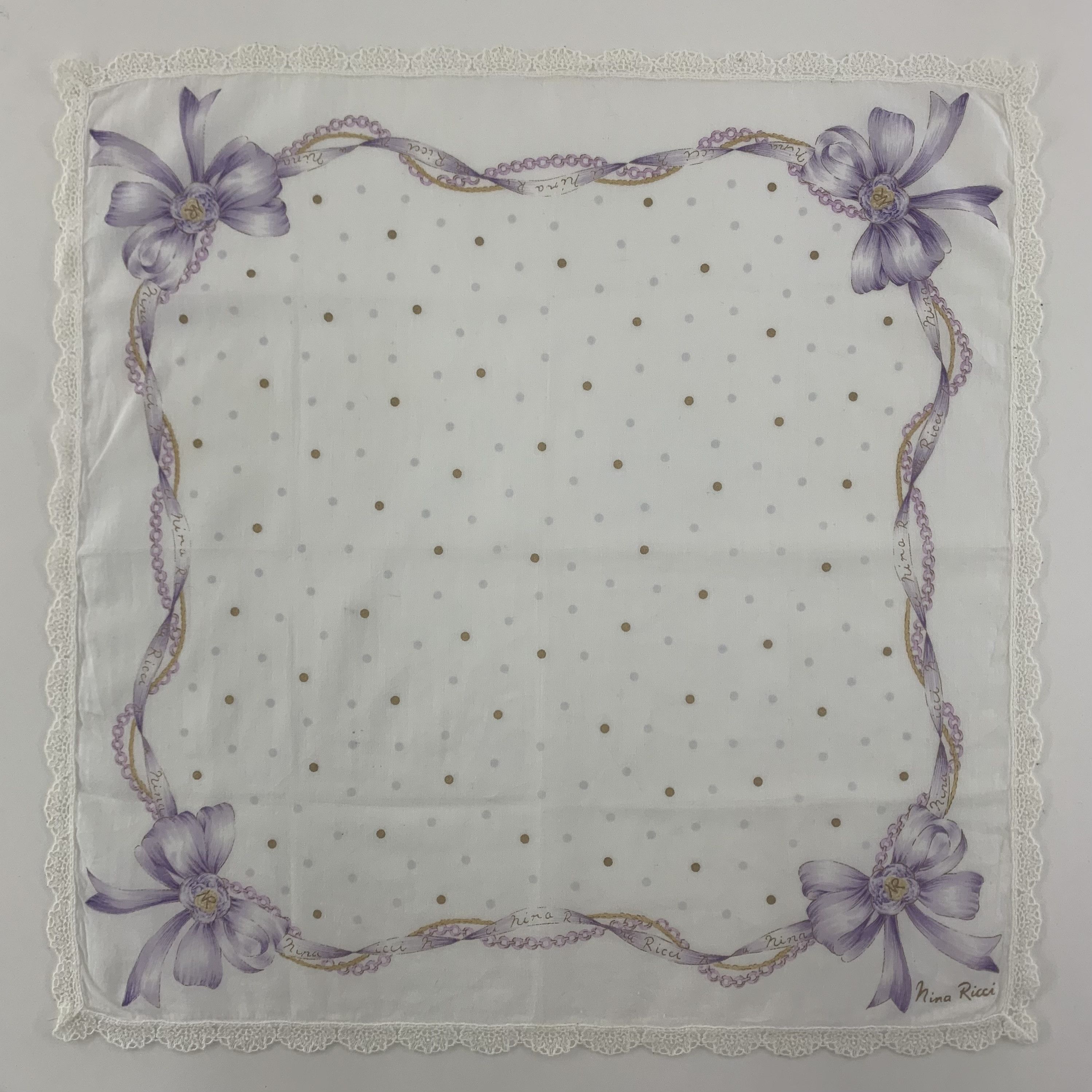 Nina Ricci Nina Ricci Handkerchief Bandana Neckerchief Square TB3473 Size ONE SIZE - 2 Thumbnail