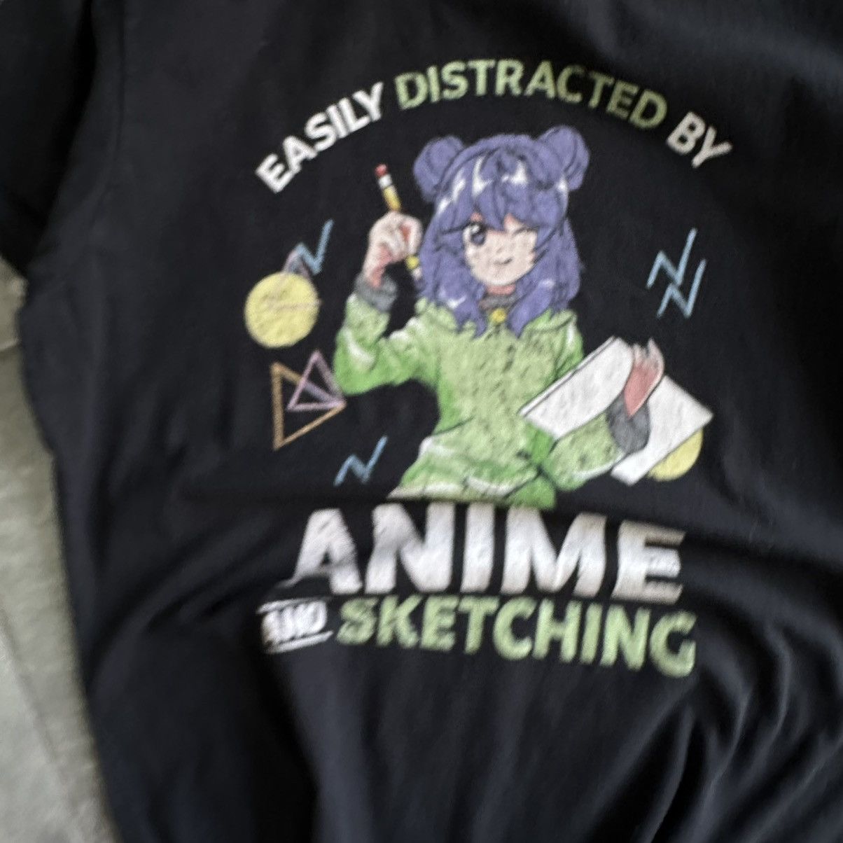 Cartoon Network × Vintage Vintage Easily Distracted By Anime And Sketching T-shirts Size M / US 6-8 / IT 42-44 - 5 Thumbnail