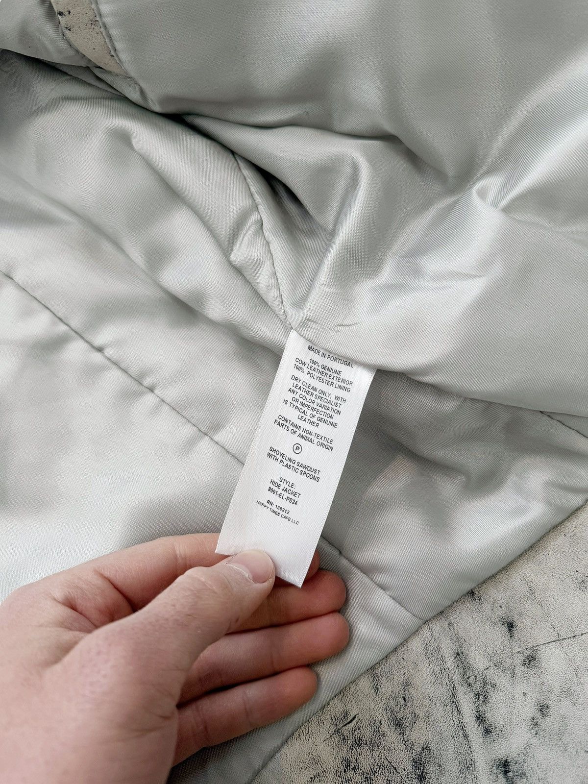 Eckhaus Latta Hide Fur Faded Leather Jacket Size US M / EU 48-50 / 2 - 12 Thumbnail