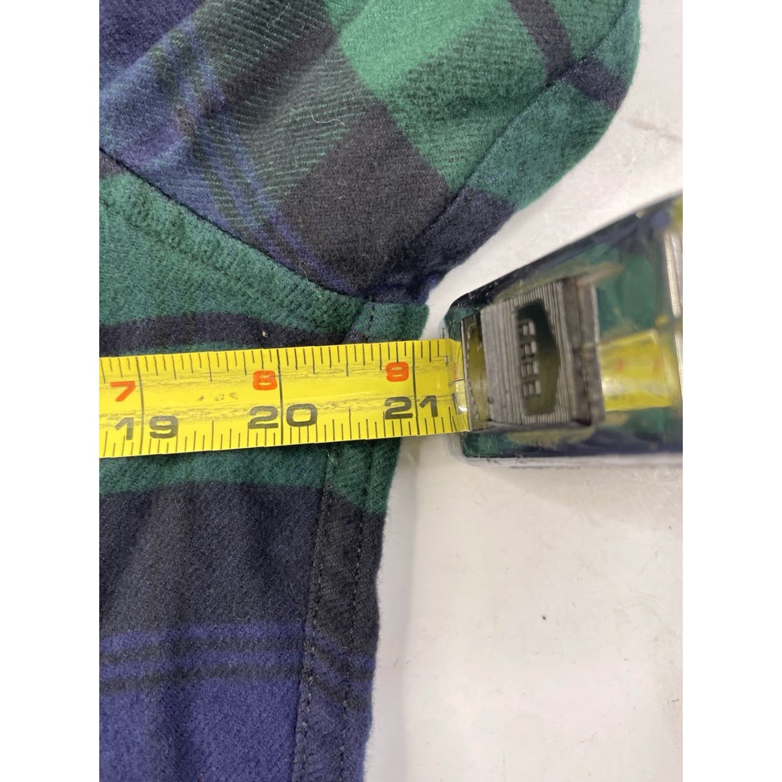 J.Crew J.CREW Shirt Men’s M Plaid Flannel Cotton Elbow Patch Green Blue Tartan Button-Up Long Sleeve Casual Size US M / EU 48-50 / 2 - 6 Thumbnail