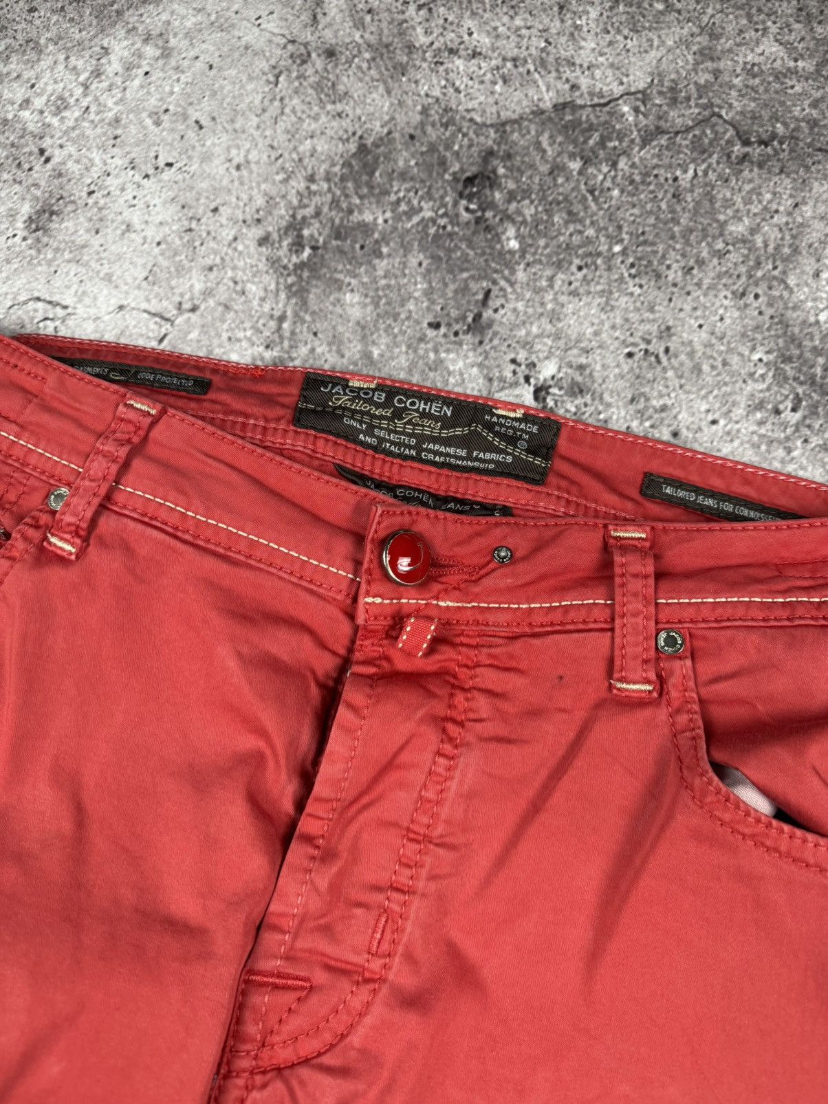 Designer × Jacob Cohen Jacob Cohen Pants red Designer Italy Luxury Size US 34 / EU 50 - 4 Thumbnail