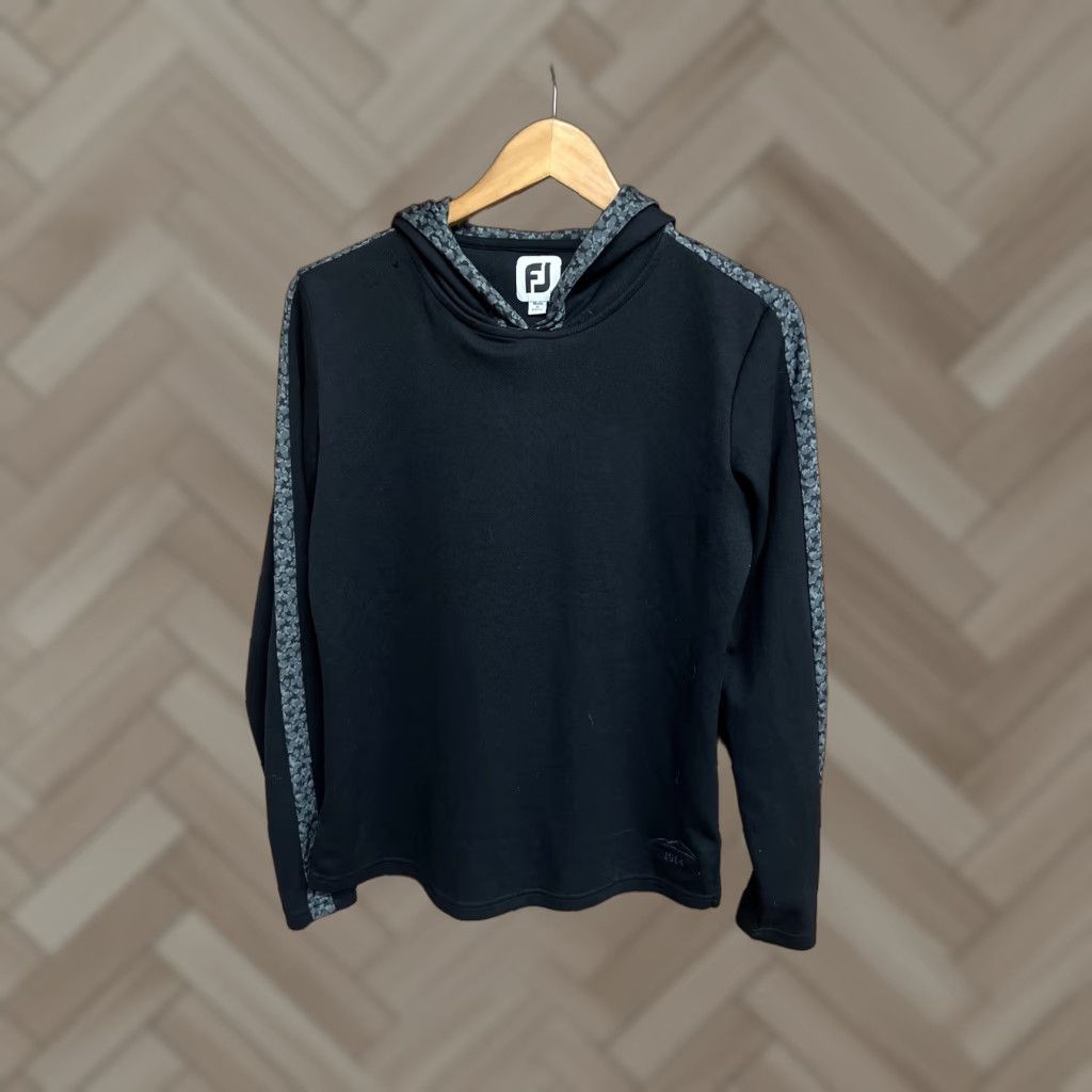 Footjoy FootJoy Womens Black Lightweight Hooded Pullover Sweater Size S Size S / US 4 / IT 40 - 1 Thumbnail