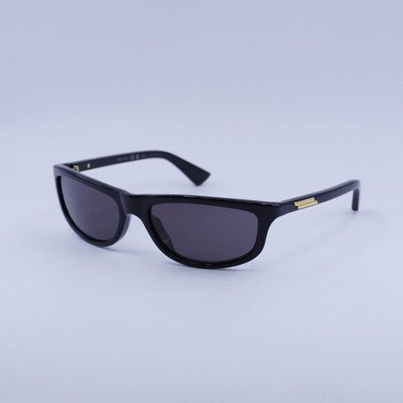 Bottega Veneta 🕶️ New Bottega Veneta BV1327S 001 Sunglasses - Shiny Black Size ONE SIZE - 2 Thumbnail