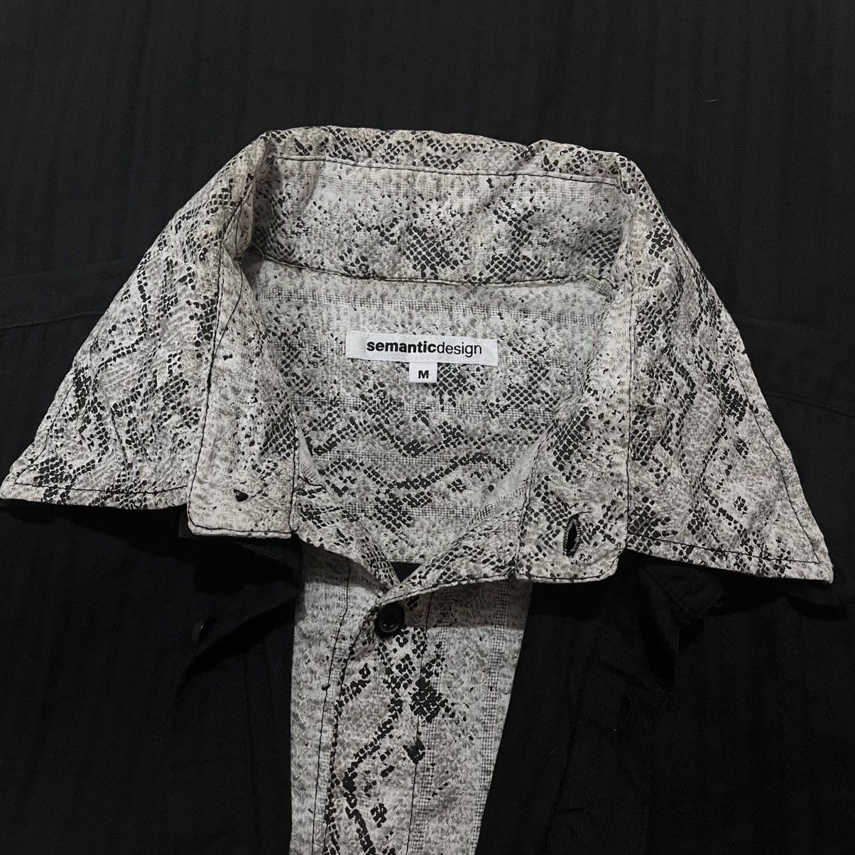If Six Was Nine Semantic design snake skin double layer Size US M / EU 48-50 / 2 - 4 Thumbnail