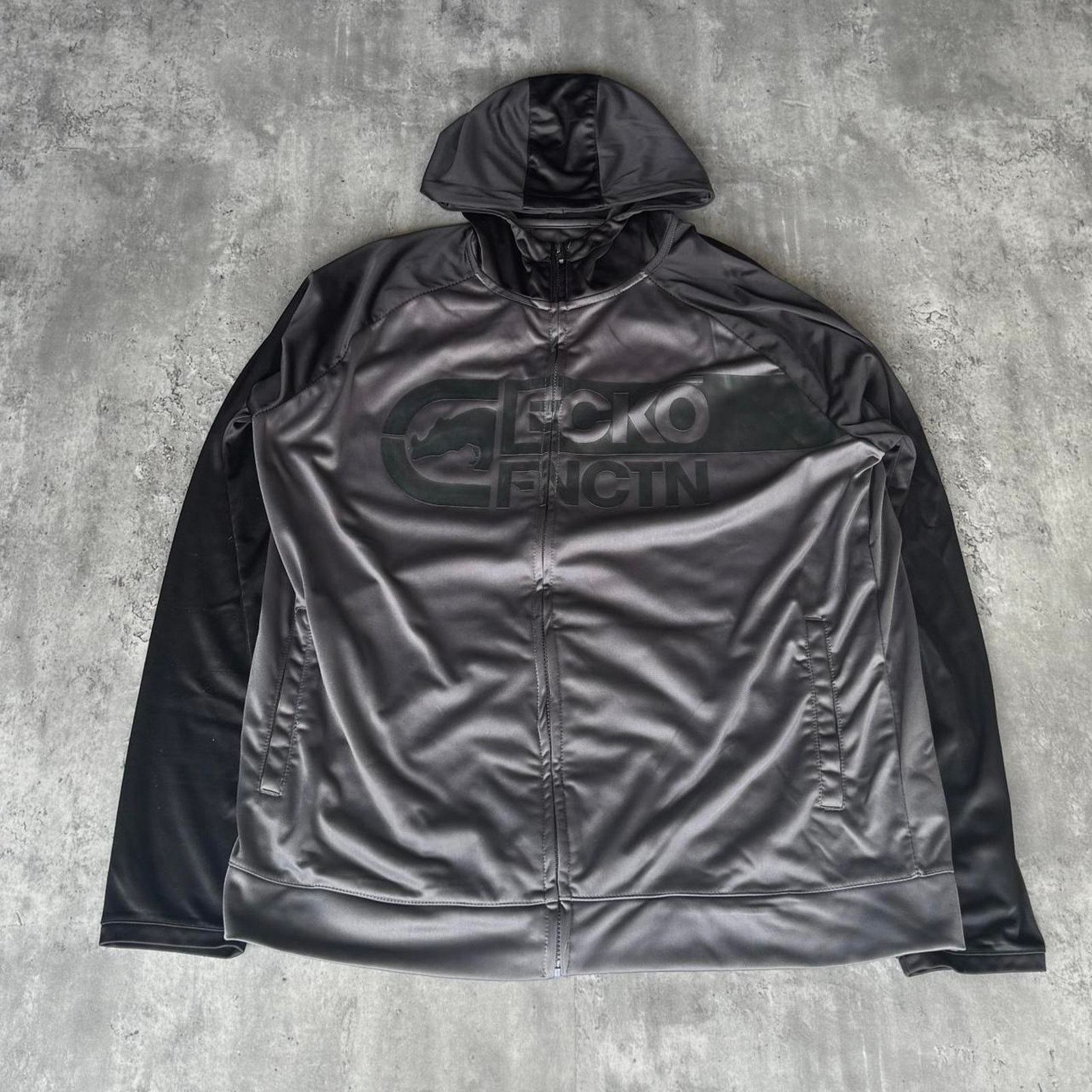 Ecko Unltd. × Japanese Brand × Southpole Vintage Y2K ECKO Grey & Black Baggy Graphic Jacket Size US XXL / EU 58 / 5 - 1 Thumbnail