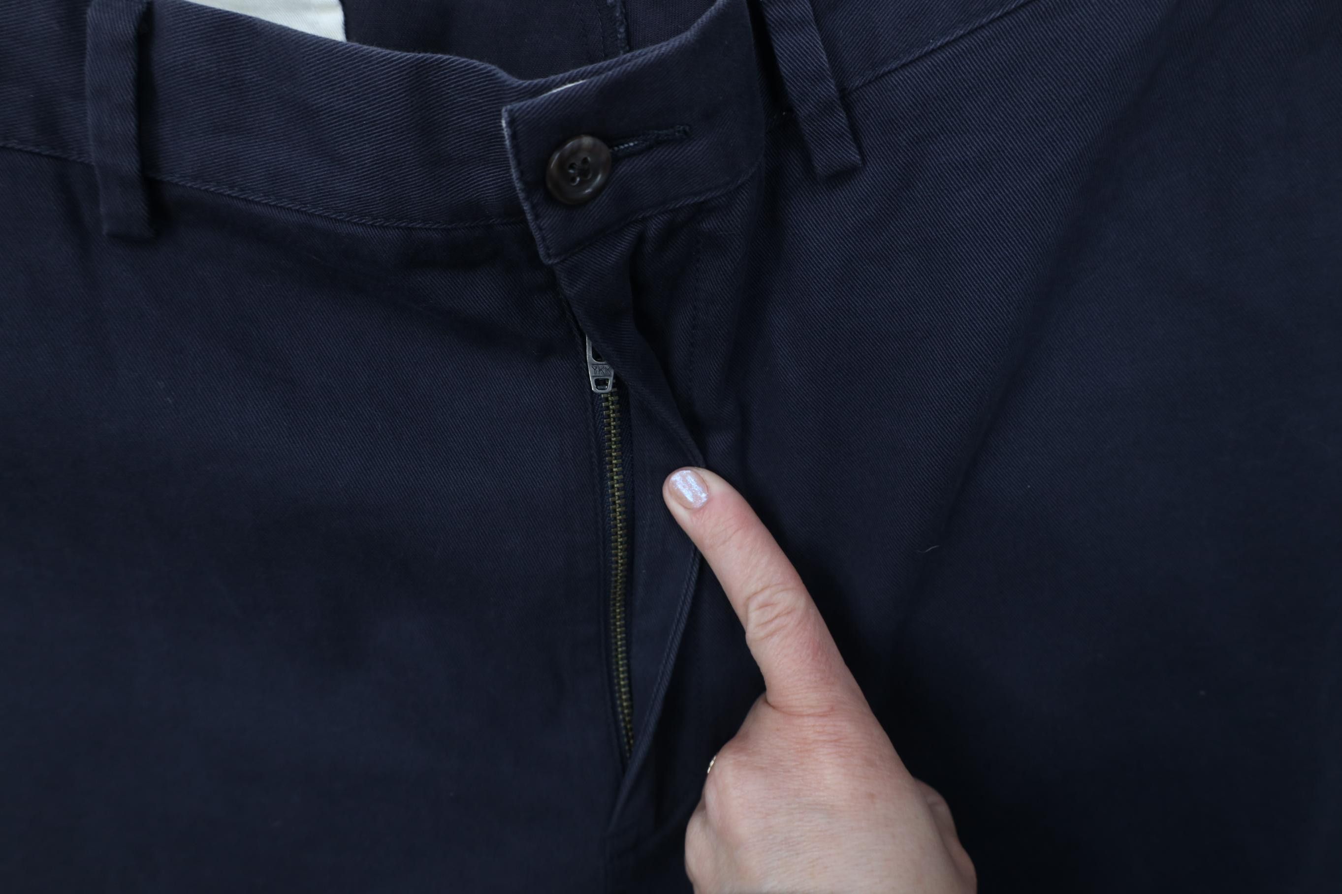Polo Ralph Lauren Vintage 90s Ralph Lauren Wide Leg Chino Pants Cotton Blue Size US 38 / EU 54 - 7 Thumbnail