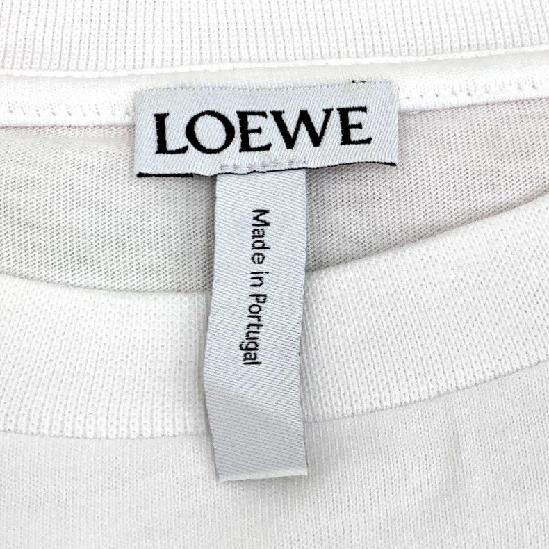 Loewe Loewe White lettered snow mountain print cotton round neck Size L / US 10 / IT 46 - 6 Thumbnail