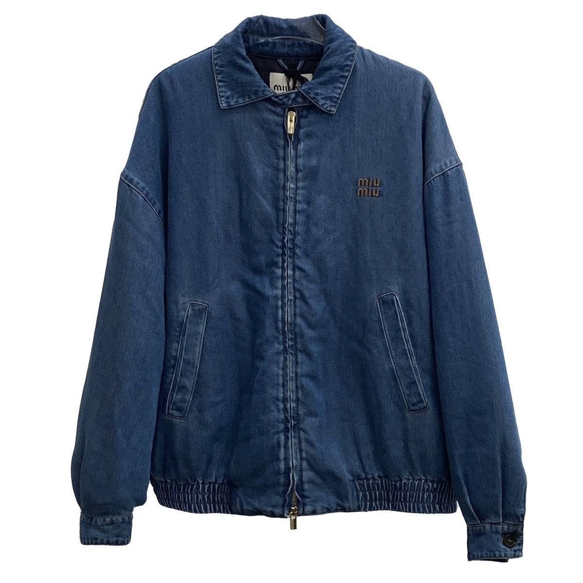 Miu Miu Miu Miu Denim Down jacket Size XS / US 0-2 / IT 36-38 - 1 Thumbnail