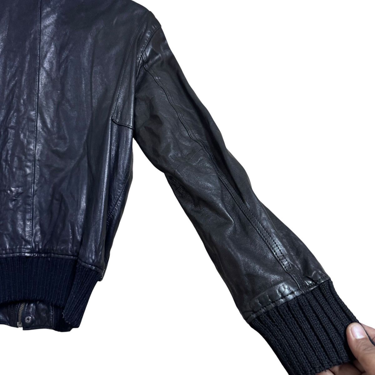 Dolce & Gabbana Vintage Dolce & Gabbana Black Leather Jacket Multipocket Size US M / EU 48-50 / 2 - 11 Thumbnail