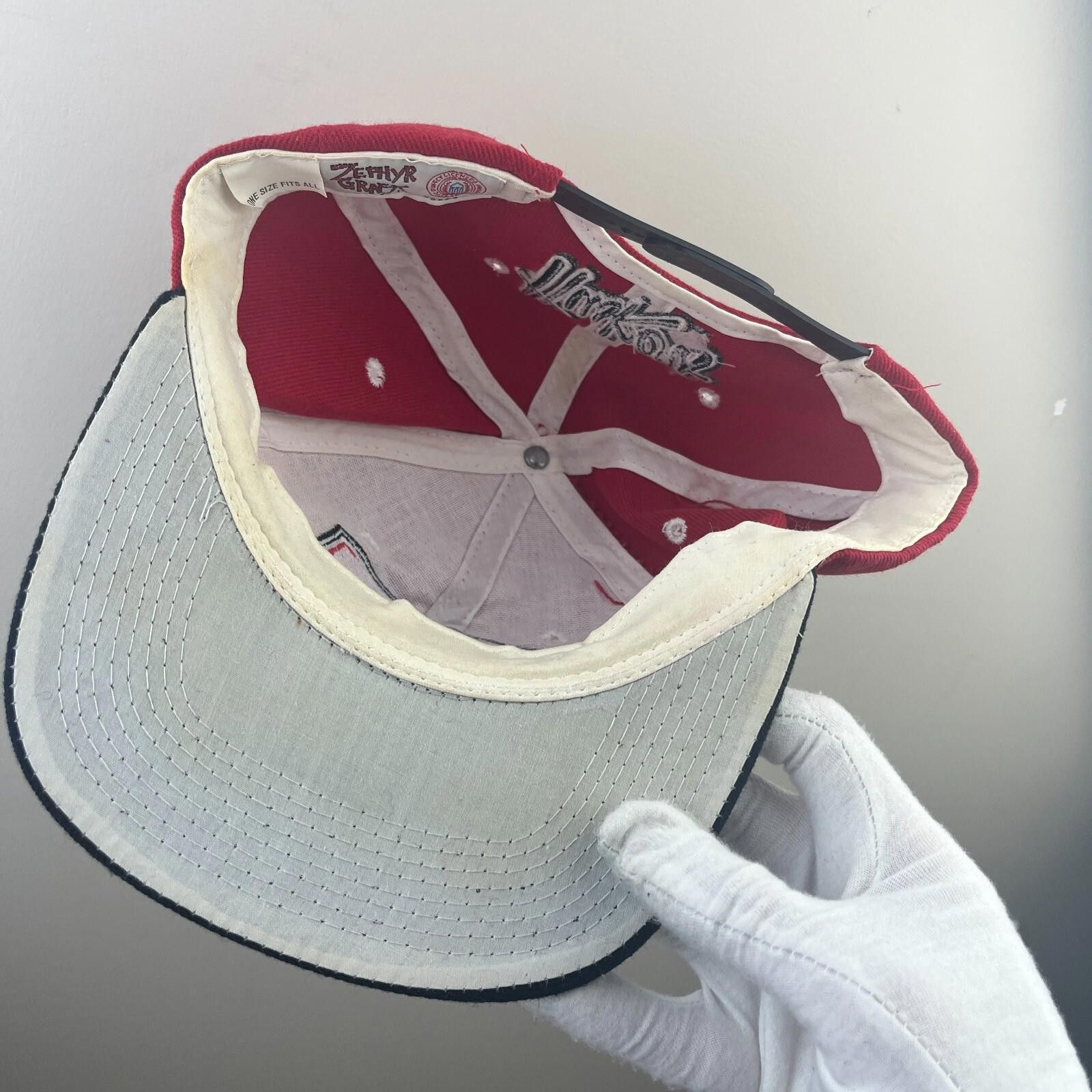 Zephyr Vintage 90s Nebraska Huskers Snapback Hat Zephyr Size ONE SIZE - 4 Thumbnail