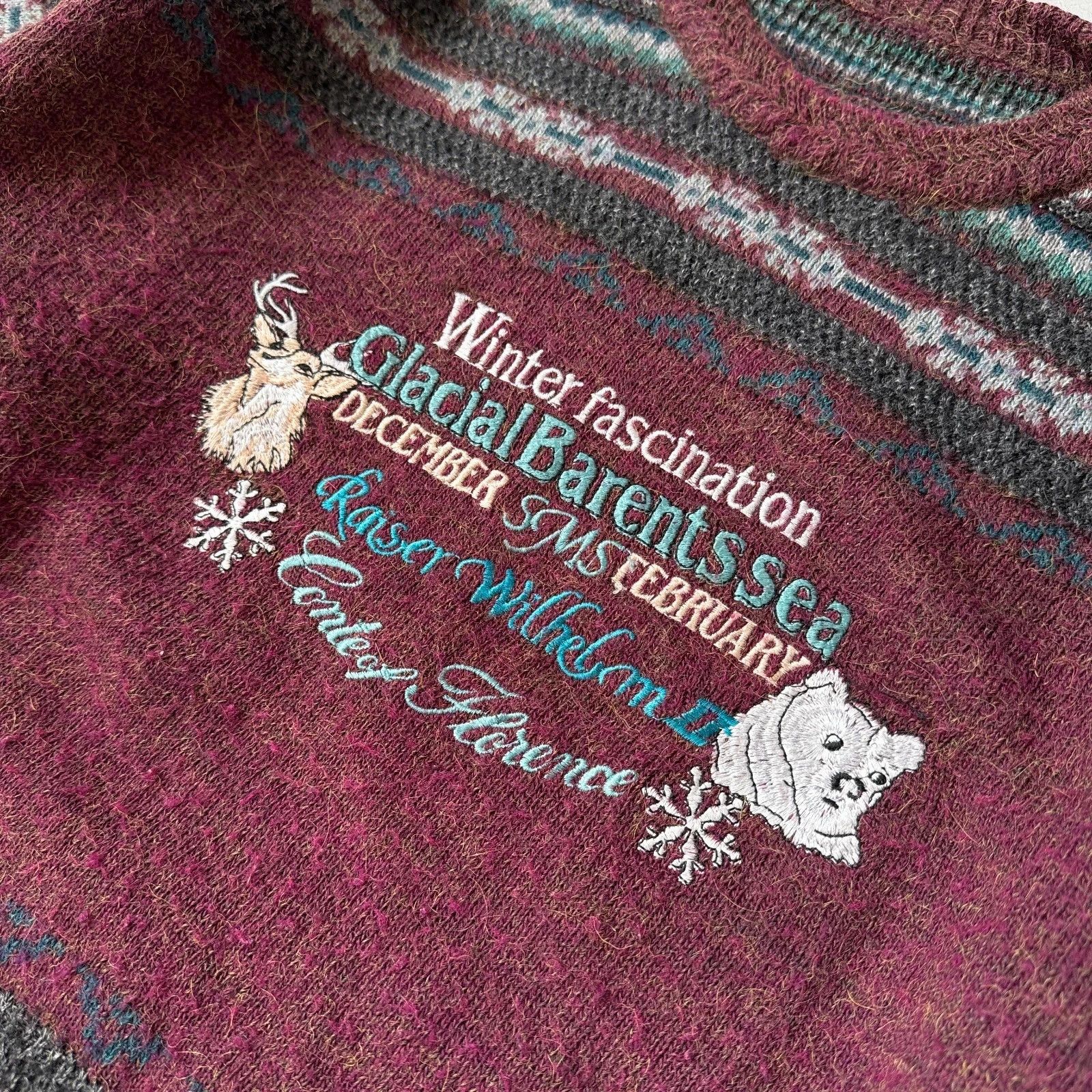 Vintage Vintage Chunky Knit Wool Blend Sweater Elegant Oversized Size US L / EU 52-54 / 3 - 5 Thumbnail