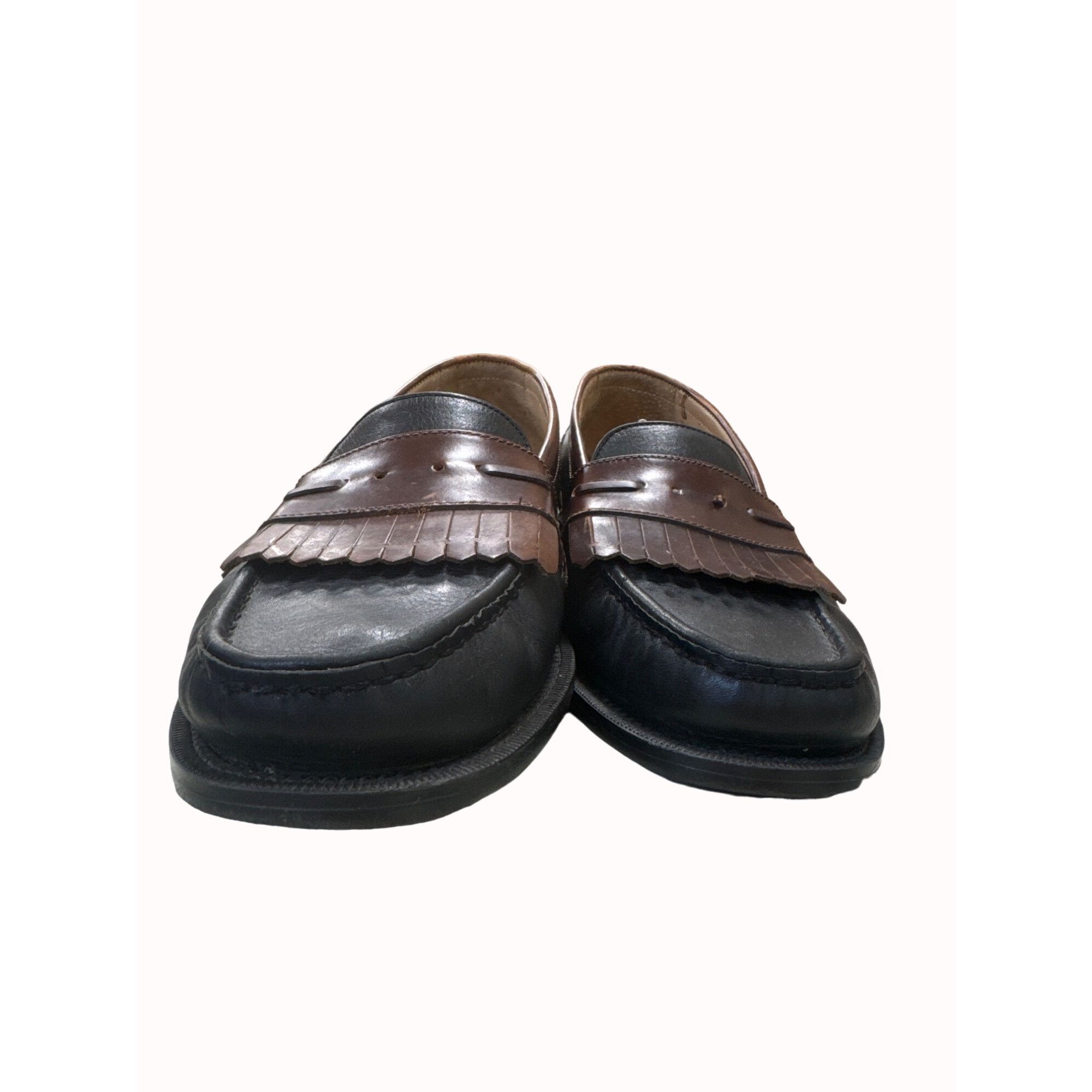 Designer Botellín Italian men’s brown kilt leather shoes loafers size Size US 11 / EU 44 - 7 Thumbnail