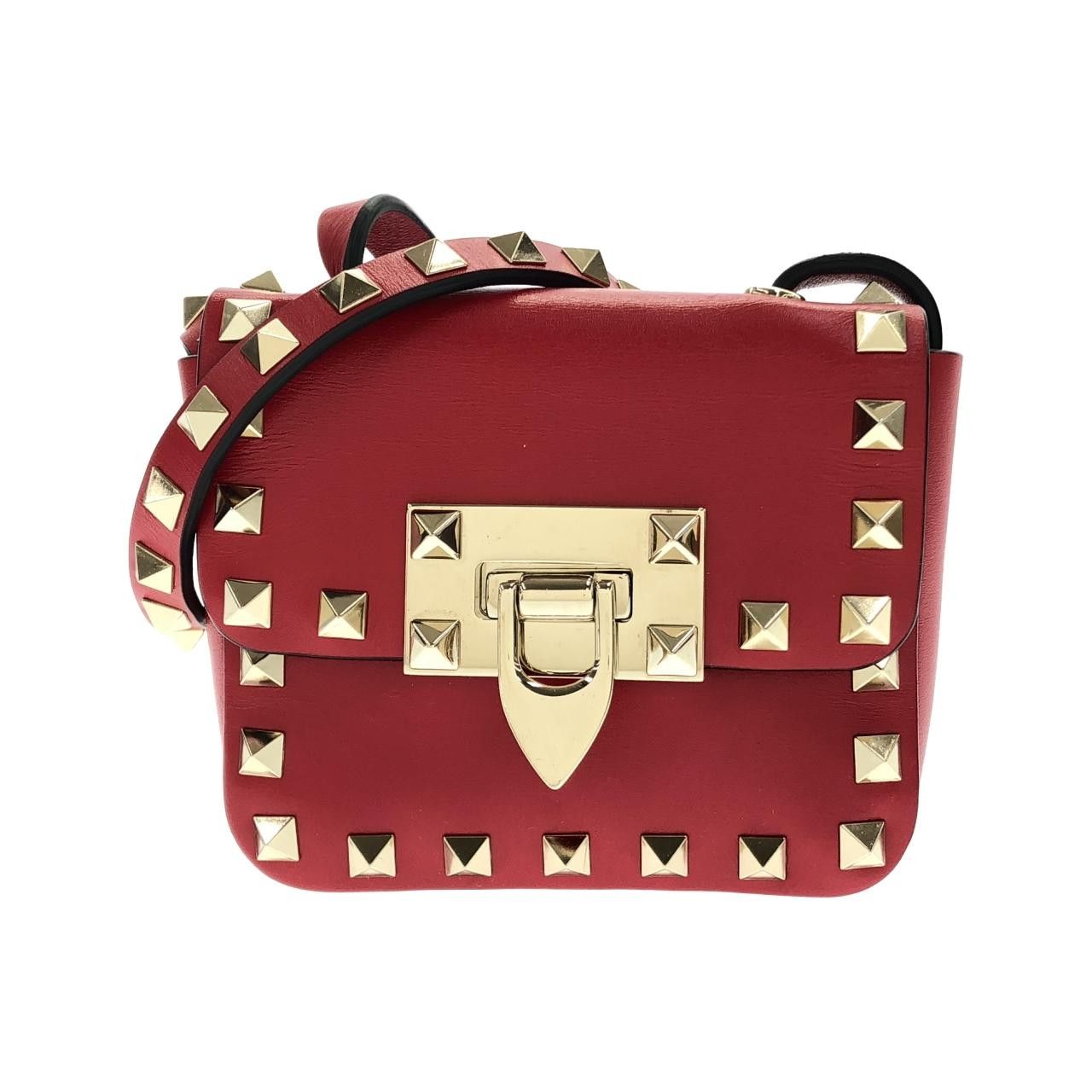 Valentino Valentino Valentino Garavani Calf Shoulder Bag Leather Shoulder Bag WW2P0W40XVJ DUTY FREE for USA Size ONE SIZE - 1 Thumbnail