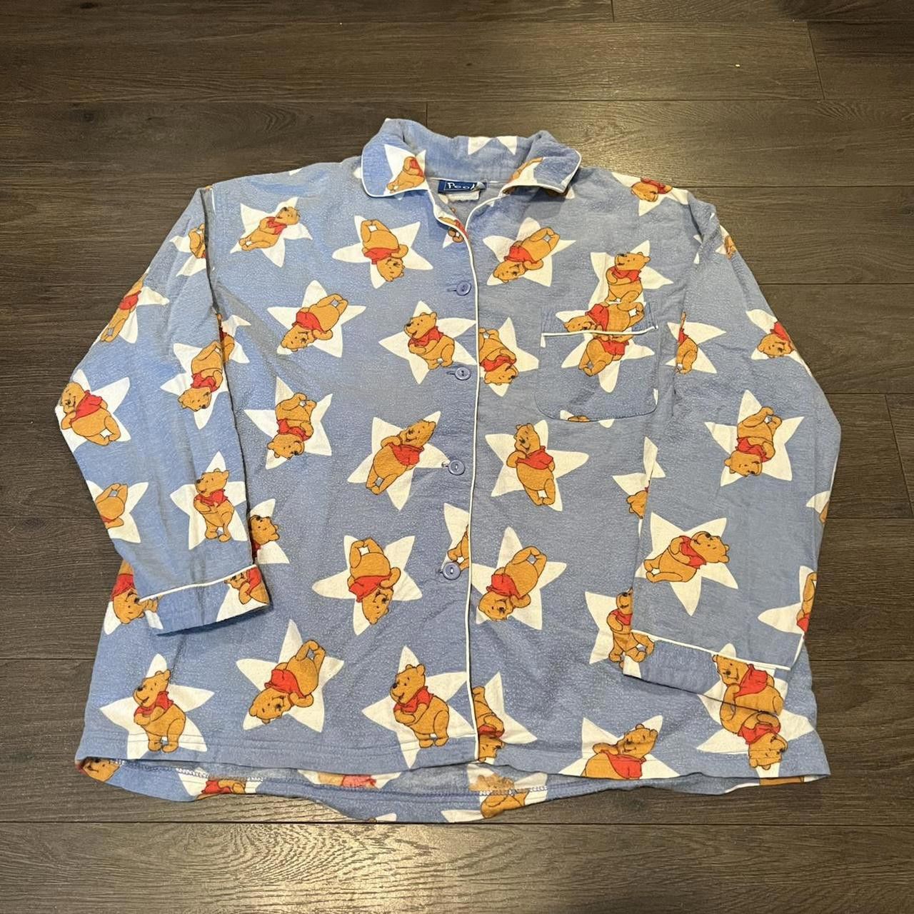 Designer Vintage Winnie The Pooh Button Up Shirt Size US M / EU 48-50 / 2 - 2 Thumbnail