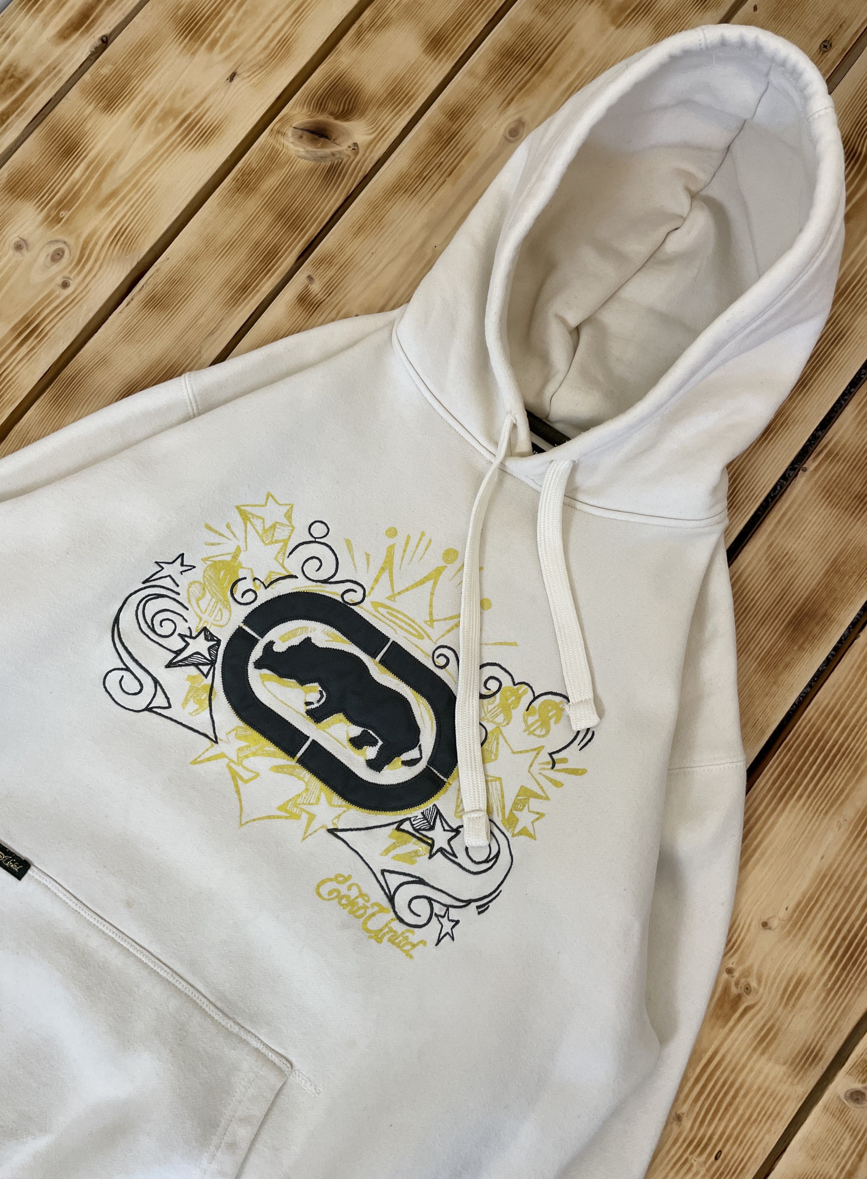 Ecko Unltd. Vintage Ecko Unltd White Hoodie Big Graffiti Logo Rap Y2K Size US XL / EU 56 / 4 - 1 Thumbnail