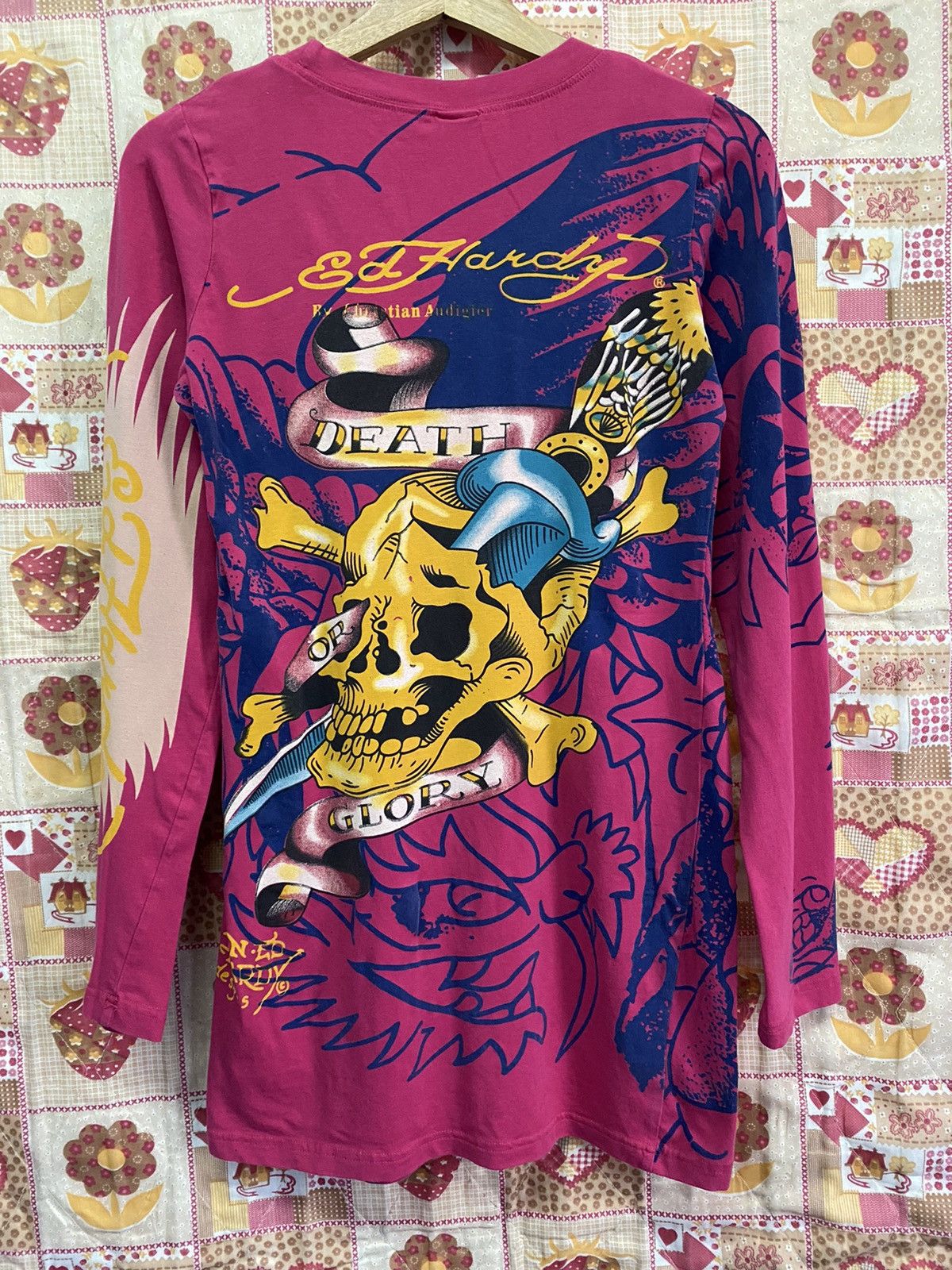 Christian Audigier Swarovski Fish x Skulls Ed Hardy by Christian Audigier Size XL / US 12-14 / IT 48-50 - 9 Thumbnail