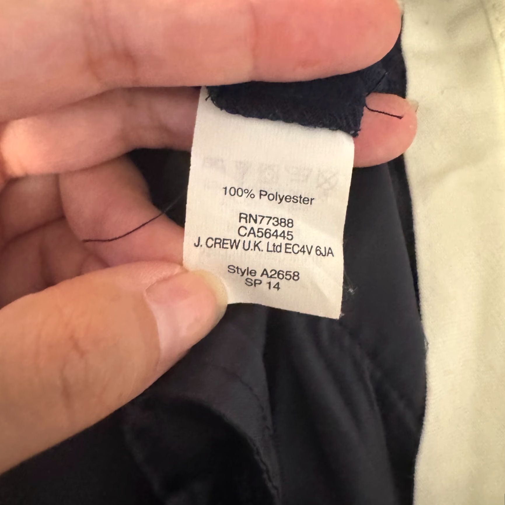J.Crew VINTAGE J. CREW Dress Shorts 0 24 Navy Blue Pleated Preppy Chino Size 25" / US 0 / IT 36 - 7 Thumbnail