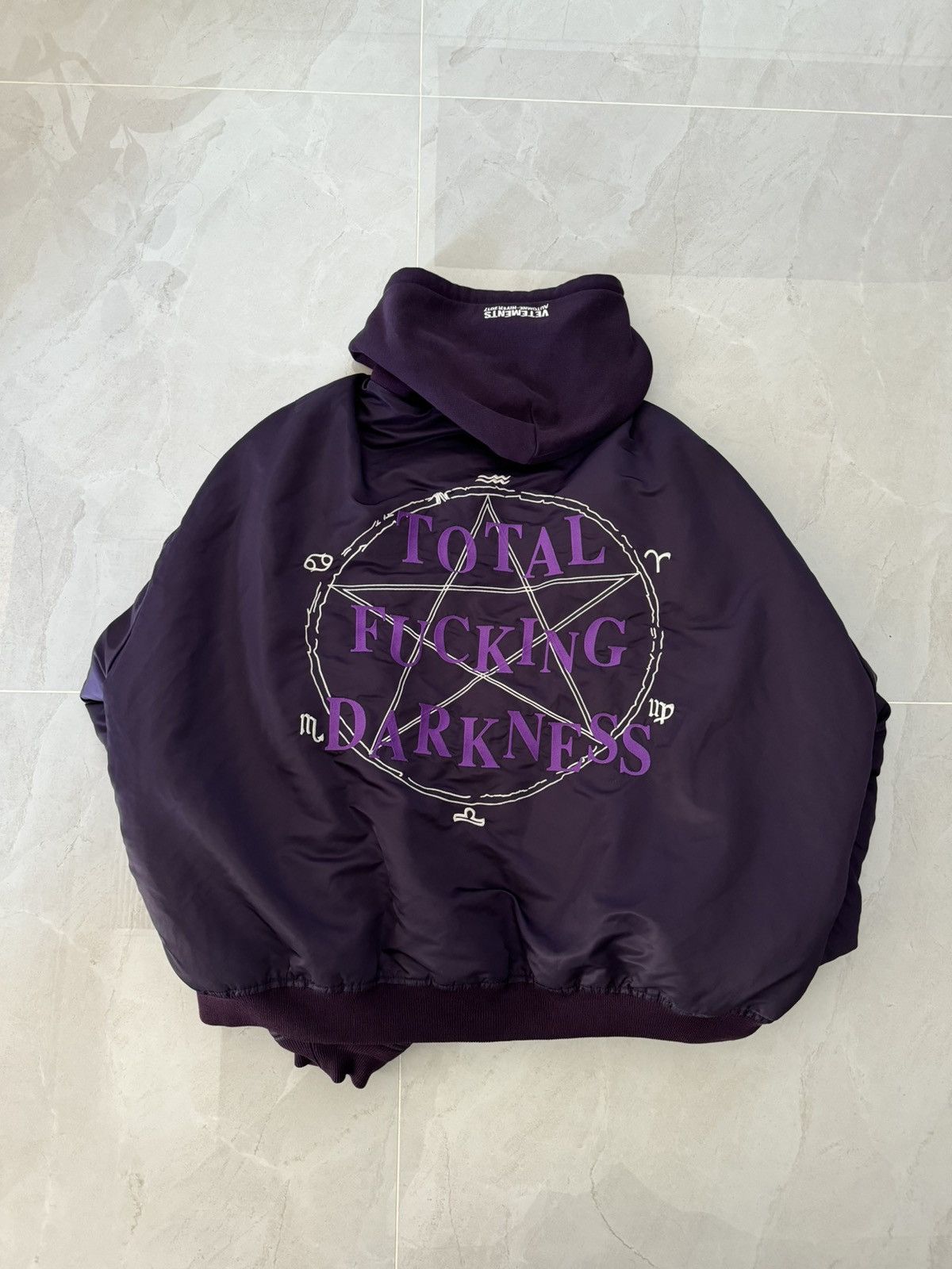 Vetements *RARE* Vetements AW16 Total Fucking Darkness (TFD) Bomber Size US L / EU 52-54 / 3 - 14 Thumbnail