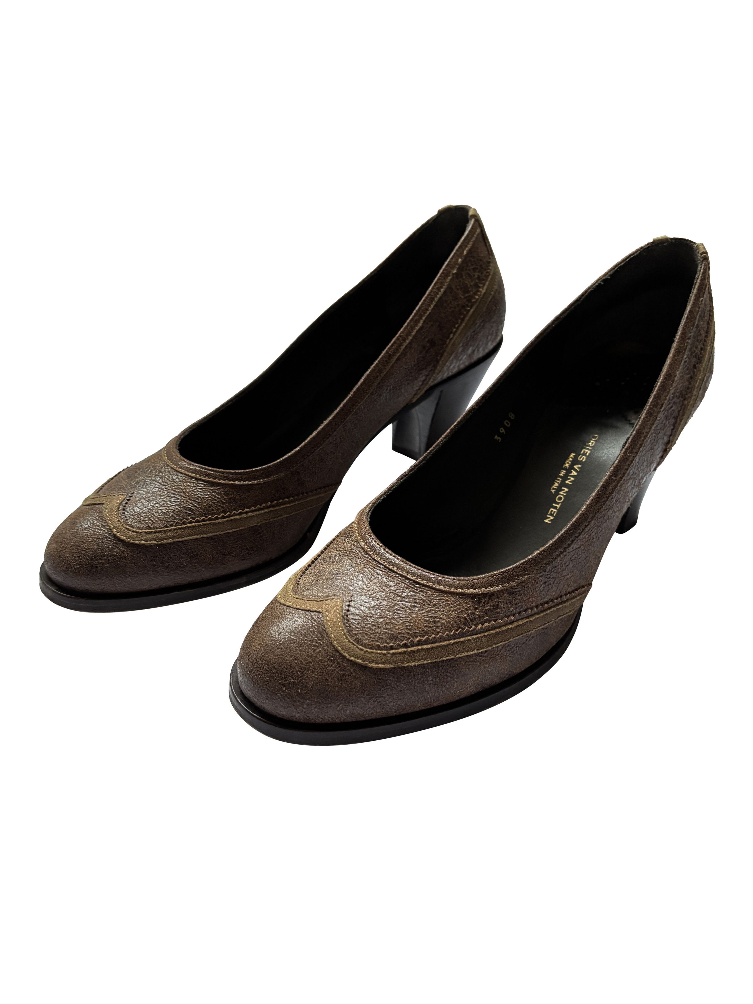 Dries Van Noten ⚡️QUICK SALE⚡️Dries Van Noten Brown Heeled Pumps Shoes Size US 11 / IT 41 - 1 Thumbnail