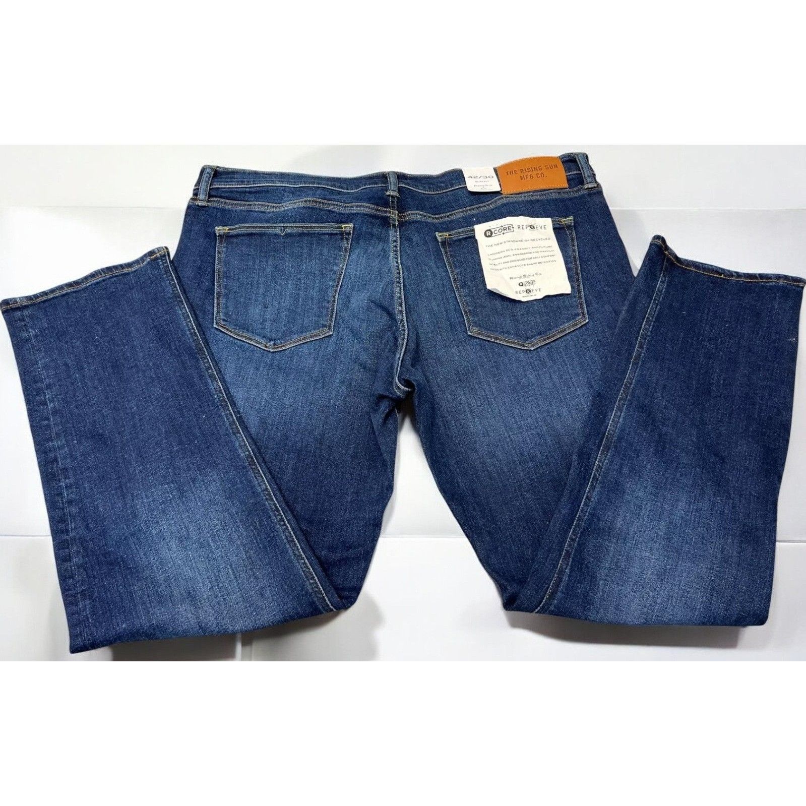Rising Sun & Co. Rising Sun & Co Mens Repreve Slim Fit RCore Jeans NEW 30x34 Size US 30 / EU 46 - 8 Thumbnail
