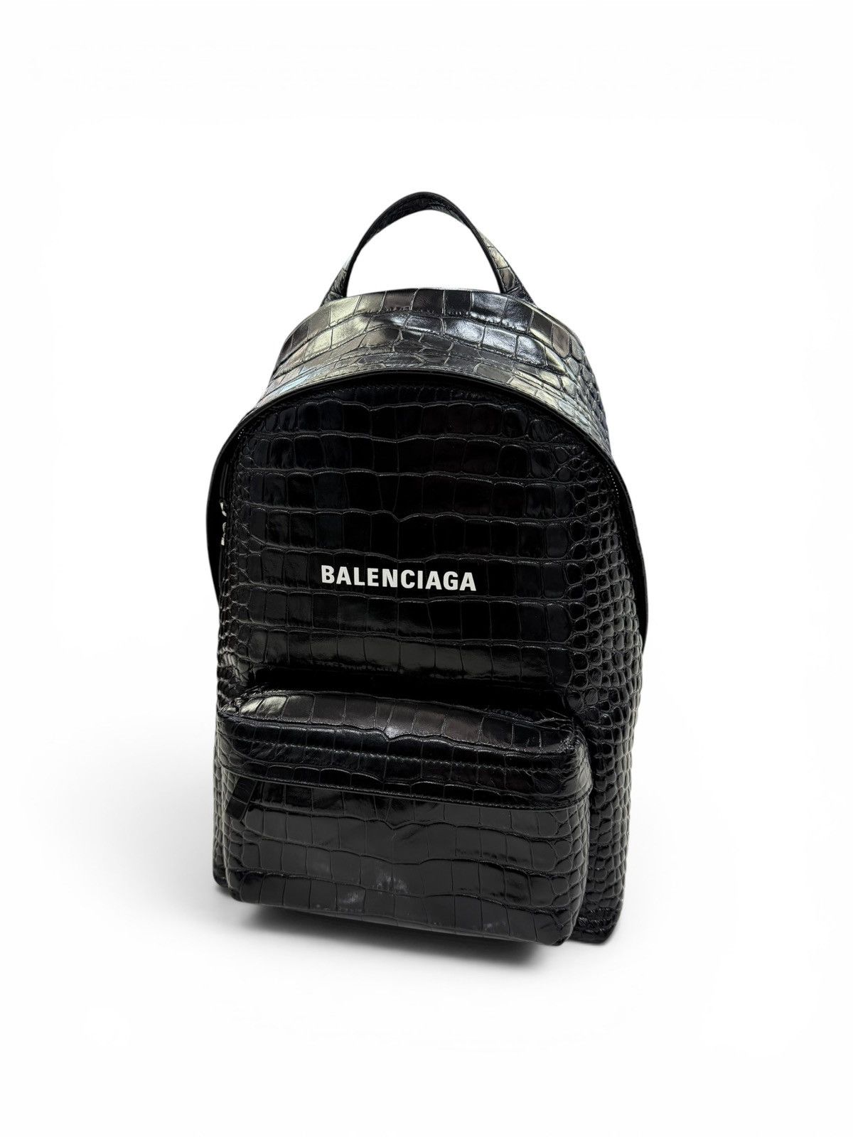 Balenciaga Balenciaga Black Crocodile Backpack Size ONE SIZE - 1 Thumbnail