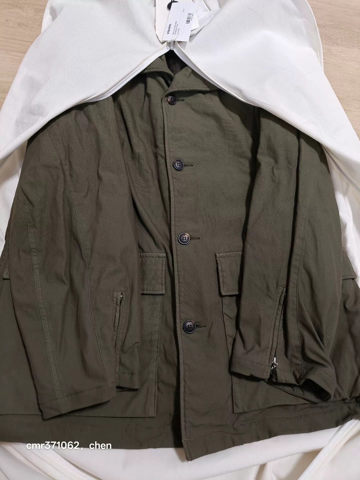 Visvim VISVIM 23 PAYBACK COAT Olive2 2 Double Wash Military Riri Size US M / EU 48-50 / 2 - 8 Thumbnail