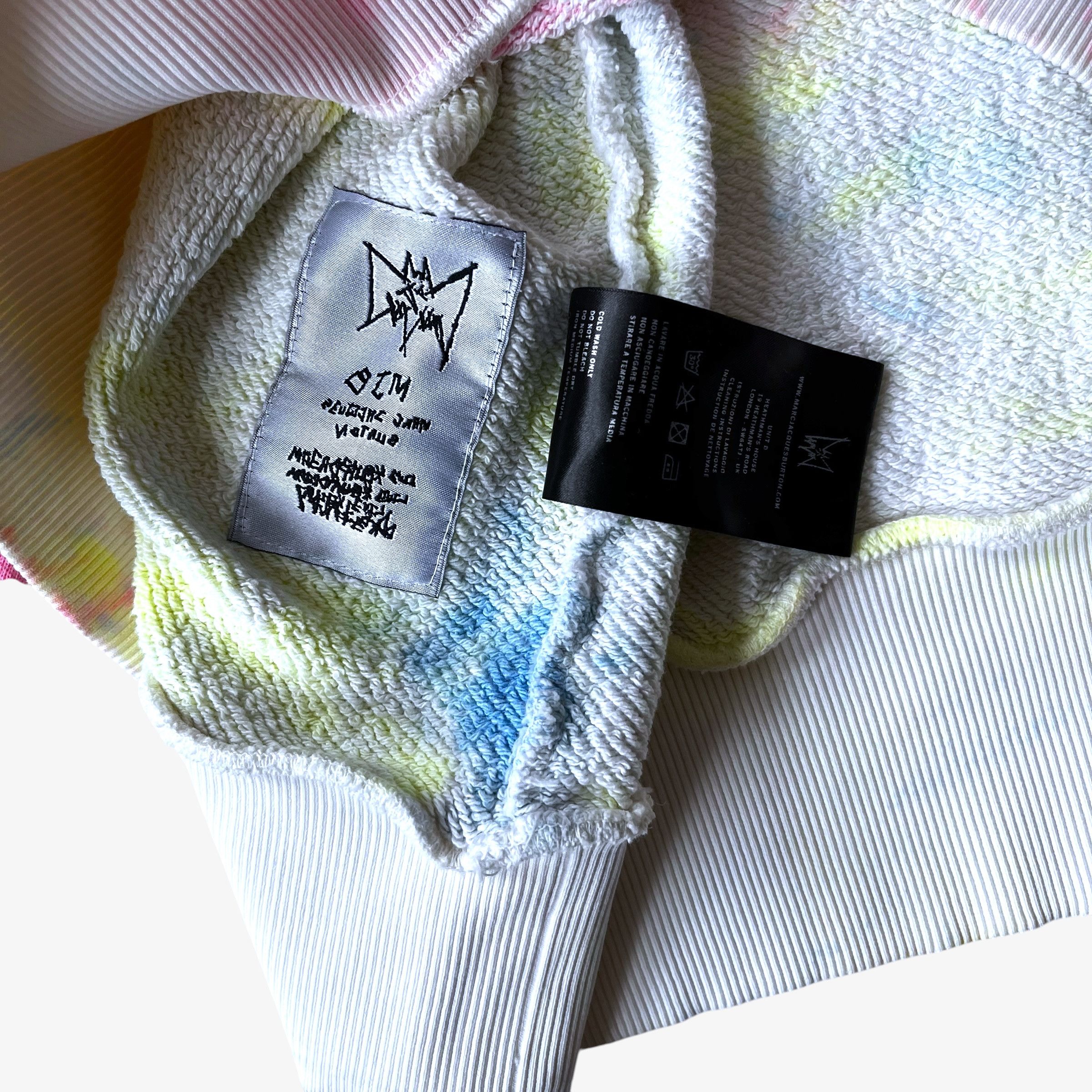 Marc Jacques Burton Men's Marc Jacques Burton MJB Tie Dye Oversized Hoodie Size US L / EU 52-54 / 3 - 3 Thumbnail