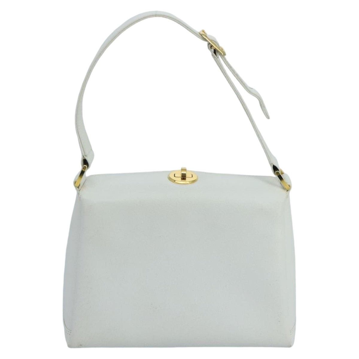 Gucci GUCCI Hand Bag Leather White Gold Size ONE SIZE - 13 Thumbnail
